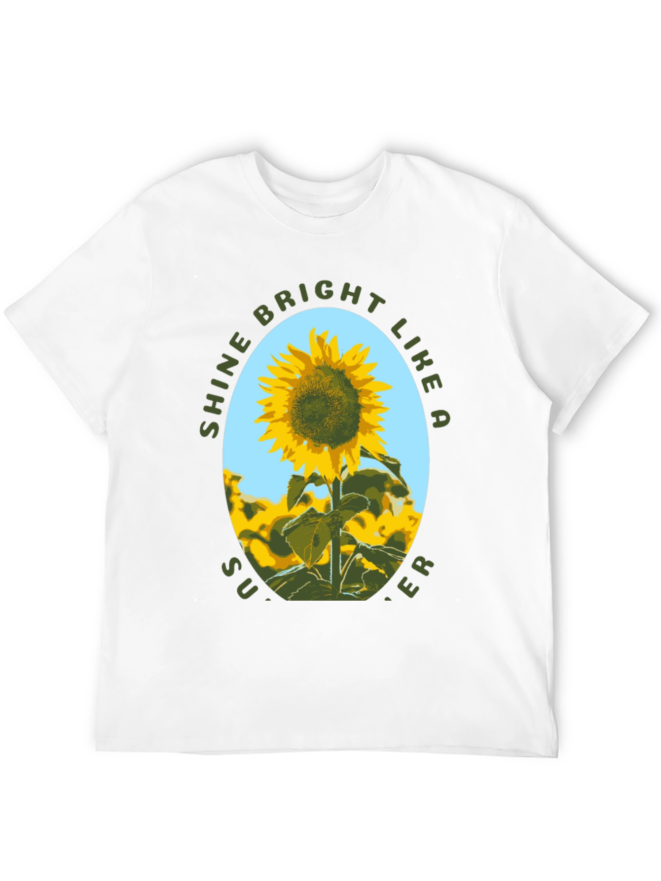 Black Sunflower Shine Bright Graphic T-Shirt view 12