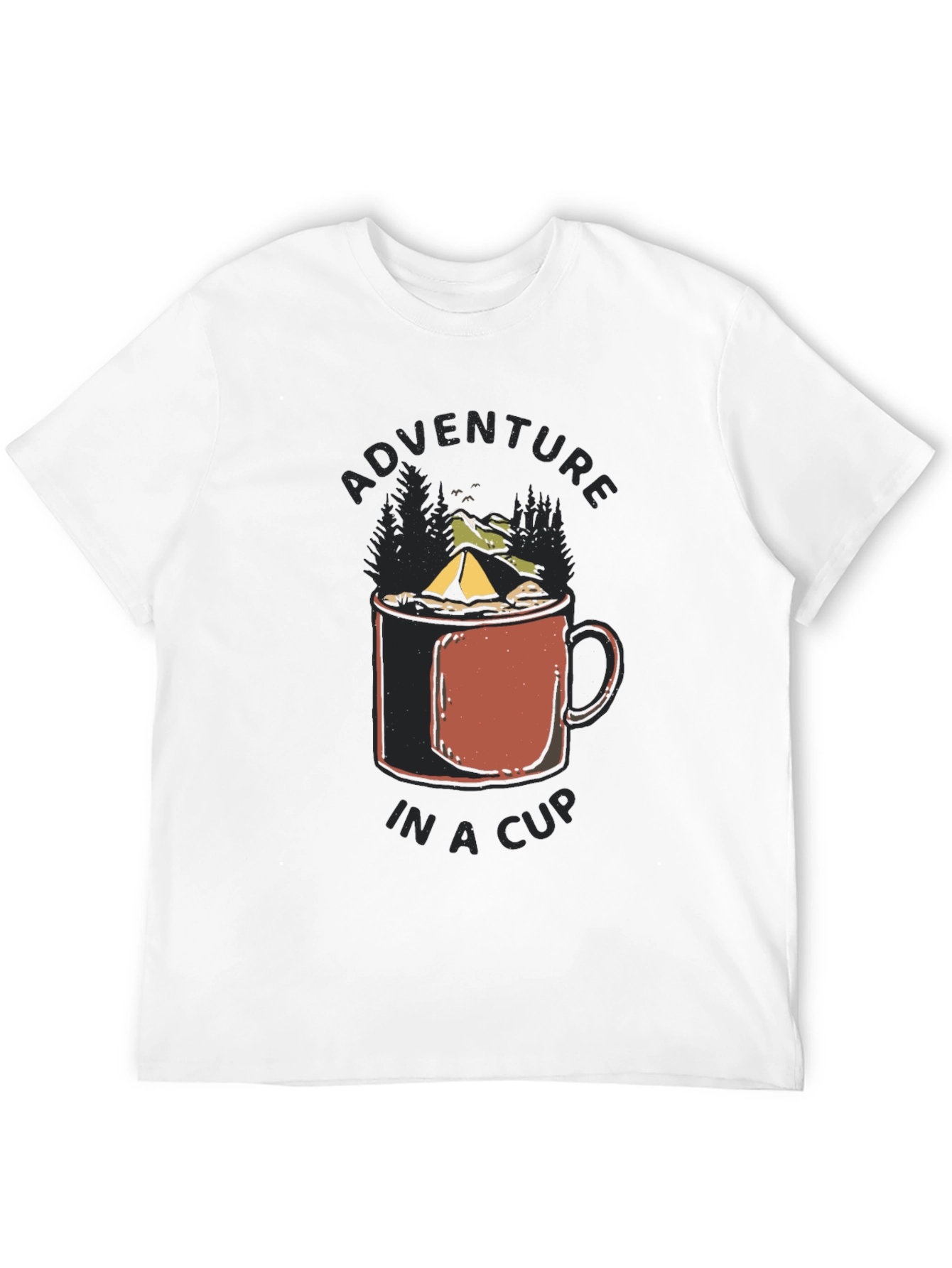 Black Adventure in a Cup Black Tee view 12