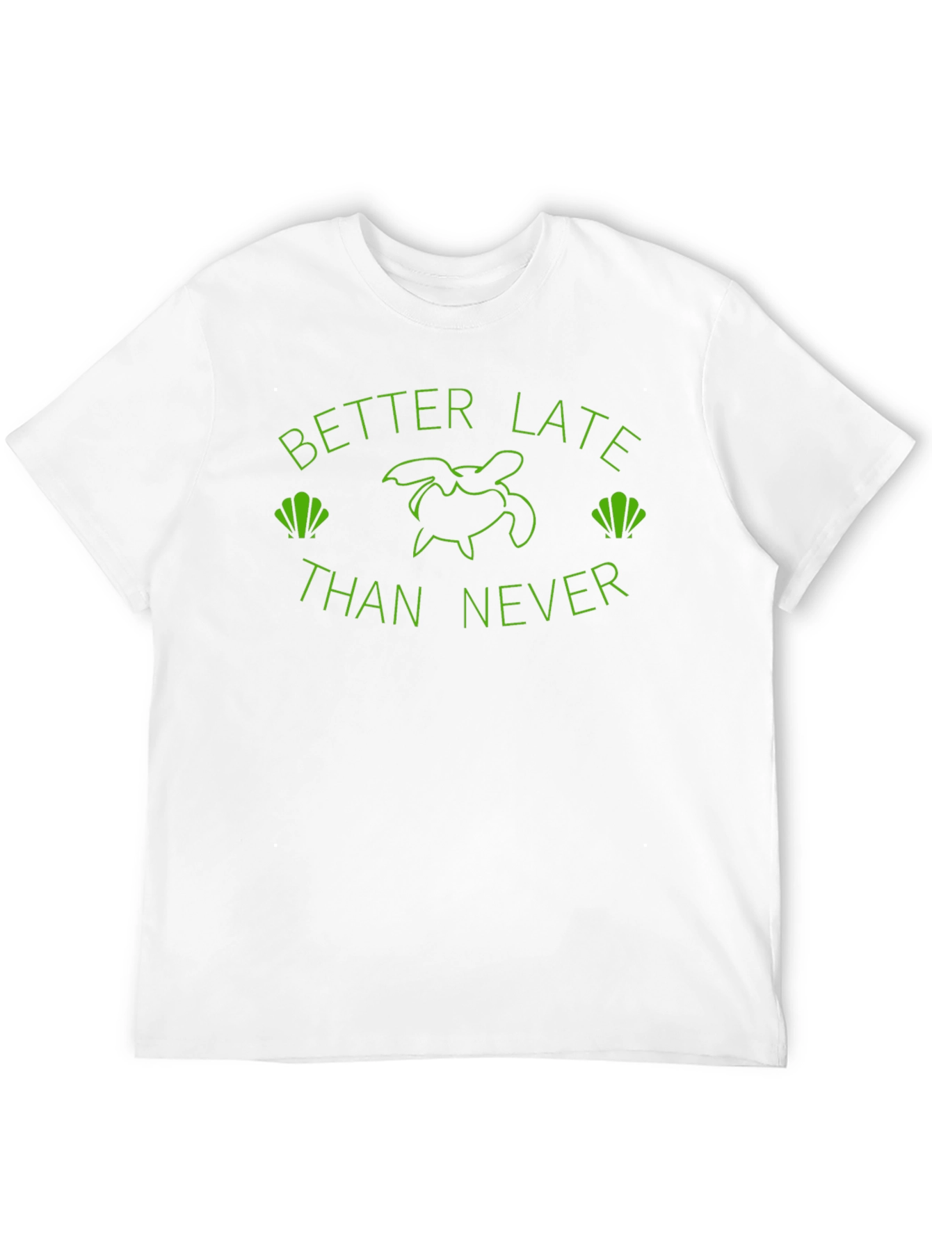 Black Better Late Than Never Graphic Tee view 12