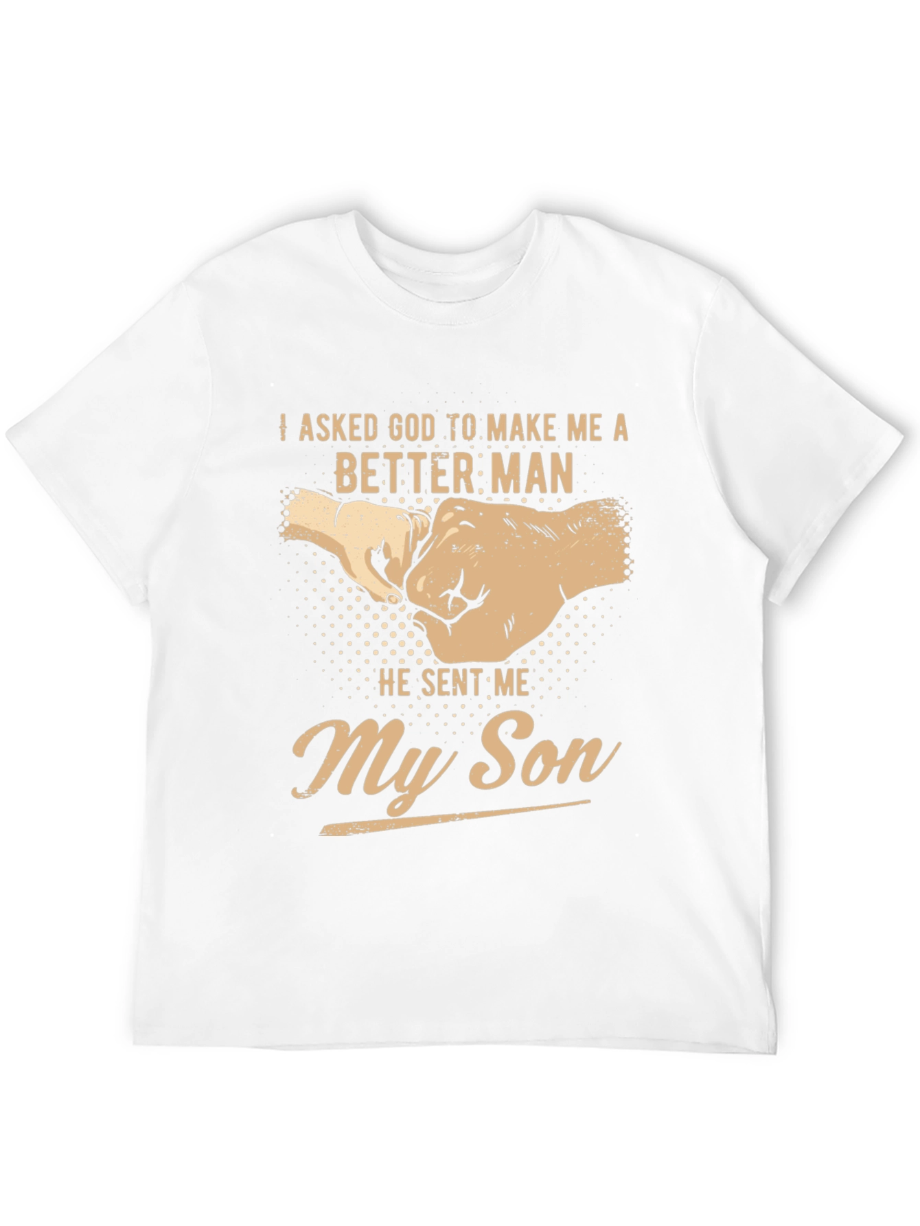 Black Better Man T-Shirt - My Son Design view 12