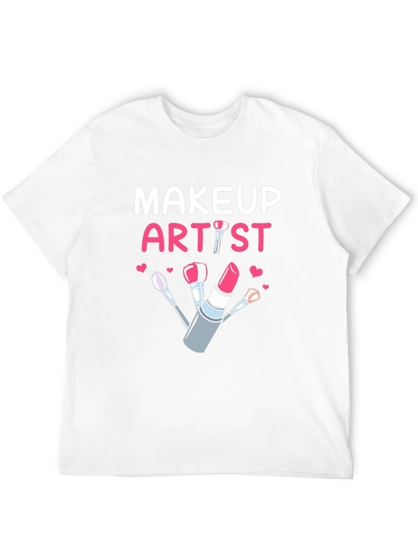 Black Makeup Artist T-Shirt - Cute Graphic Tee view 12