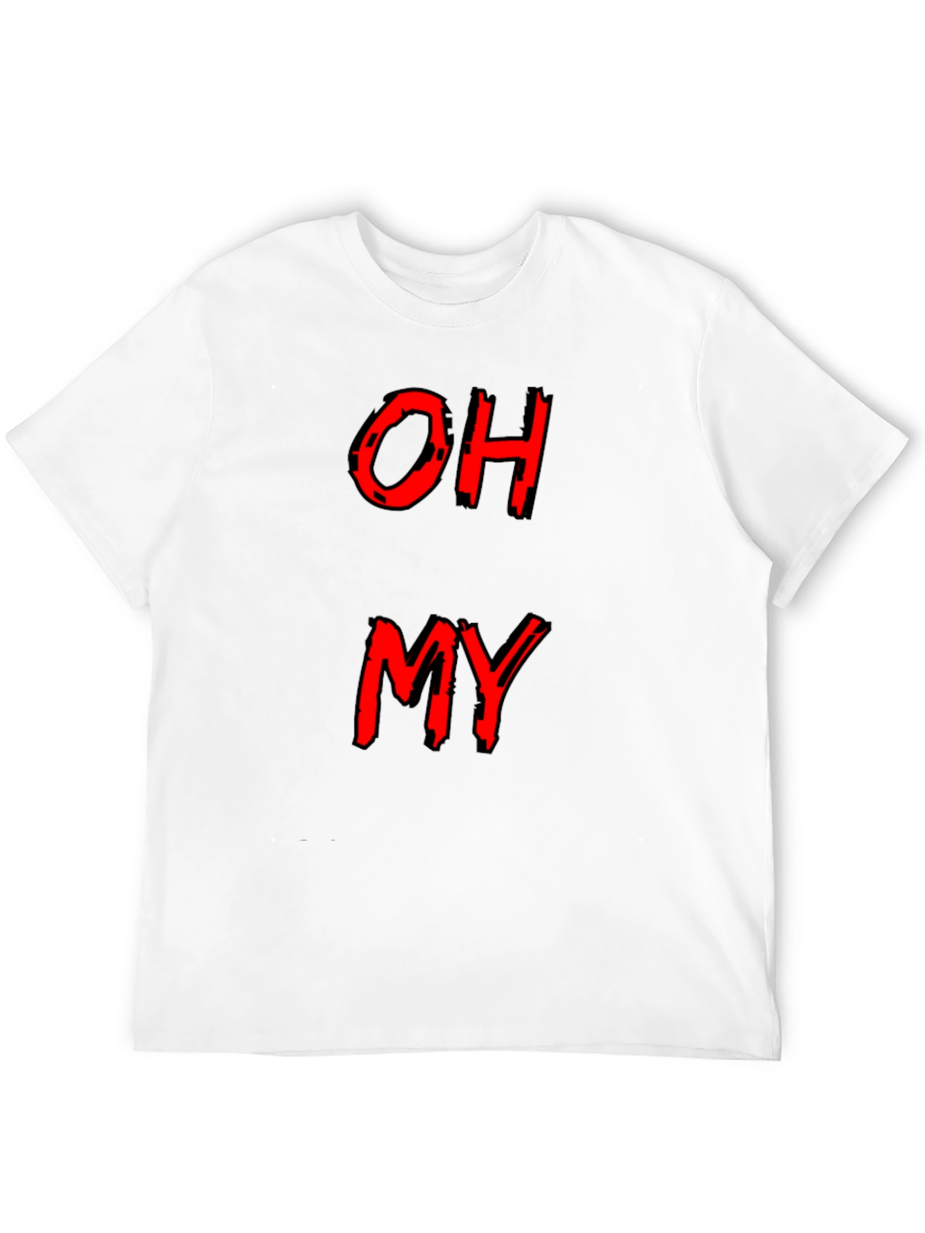 Black Oh My Graphic T-Shirt - Funny Men's Tee view 12