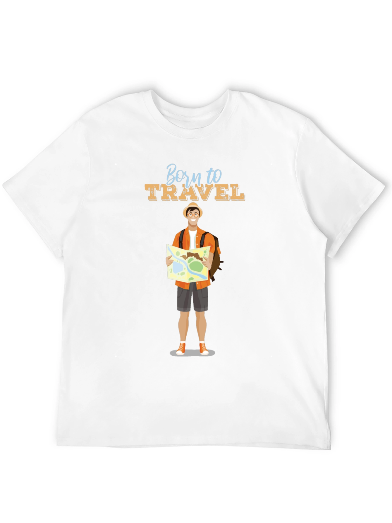 Black Born to Travel Graphic Tee - Adventure Awaits! view 12
