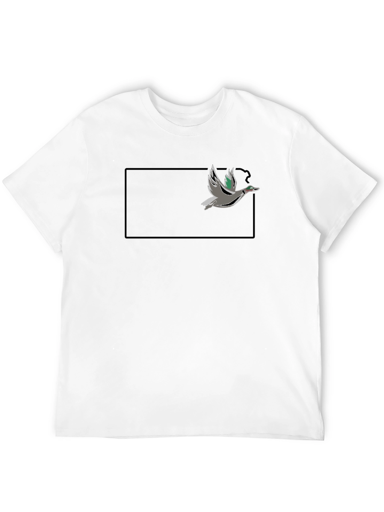 Black Duck Graphic T-Shirt - Casual Black Tee view 12
