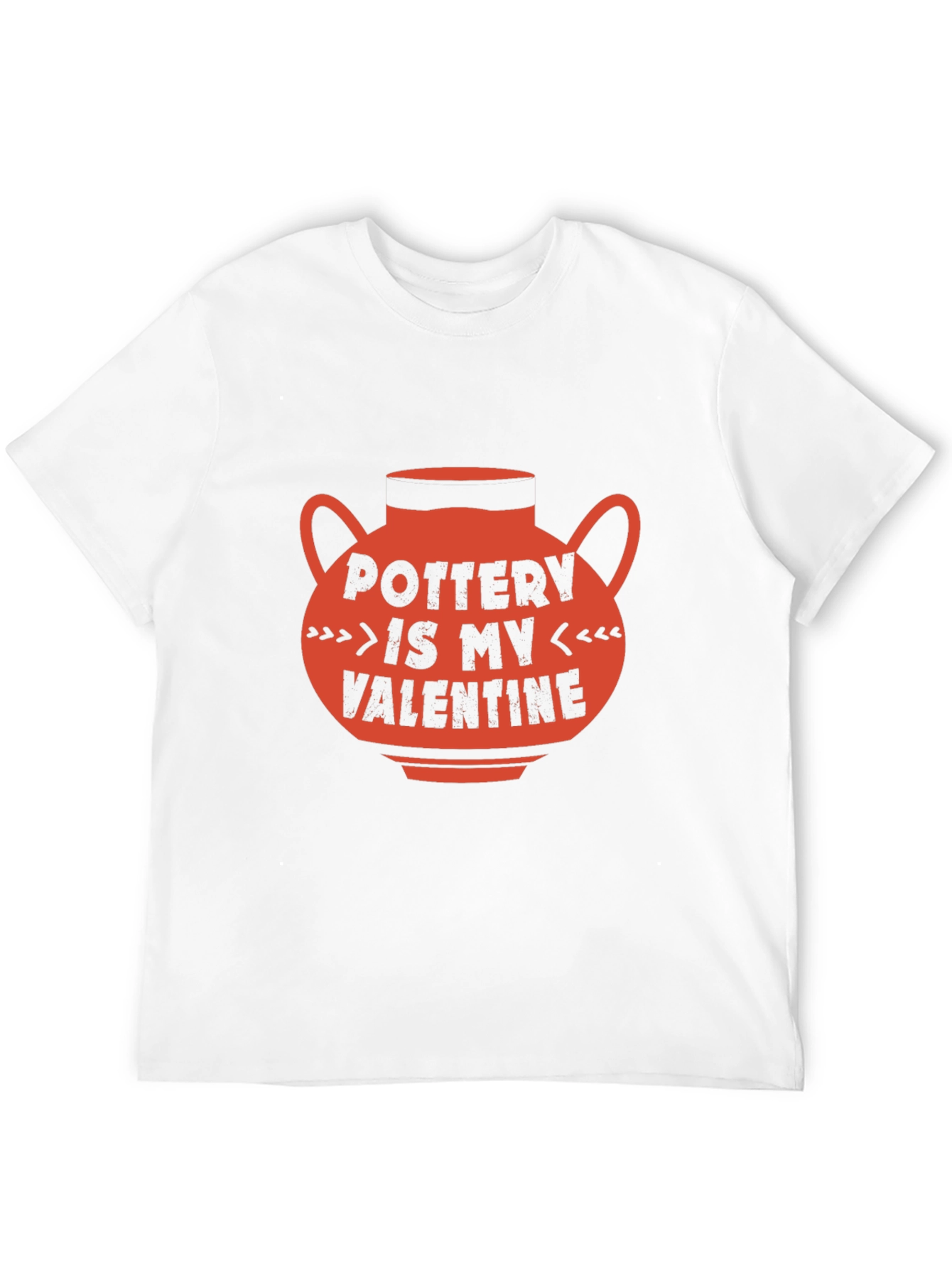 Black Pottery Is My Valentine T-Shirt view 12
