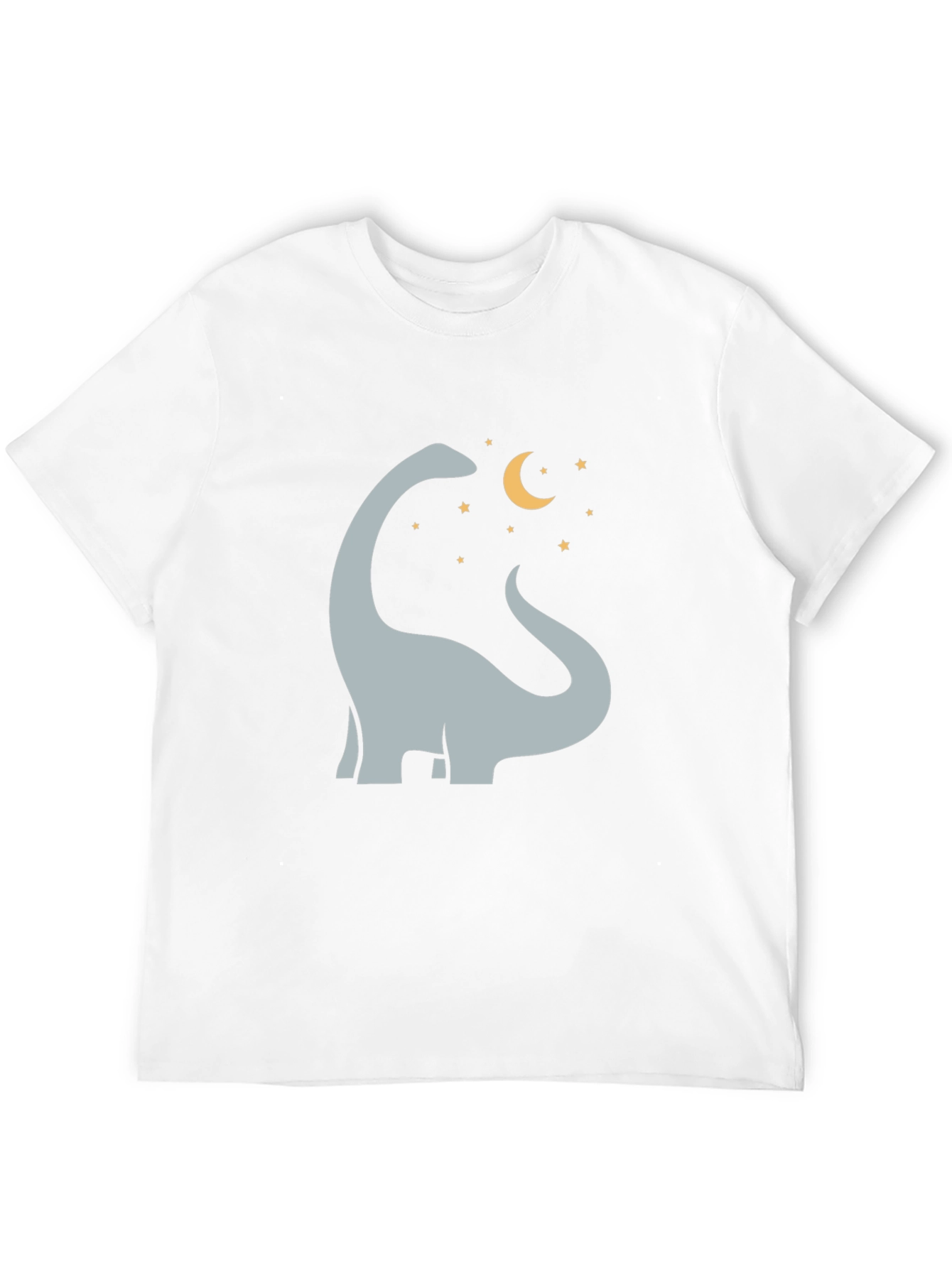 Black Dino Moon Graphic Tee - Stylish Black T-Shirt view 12