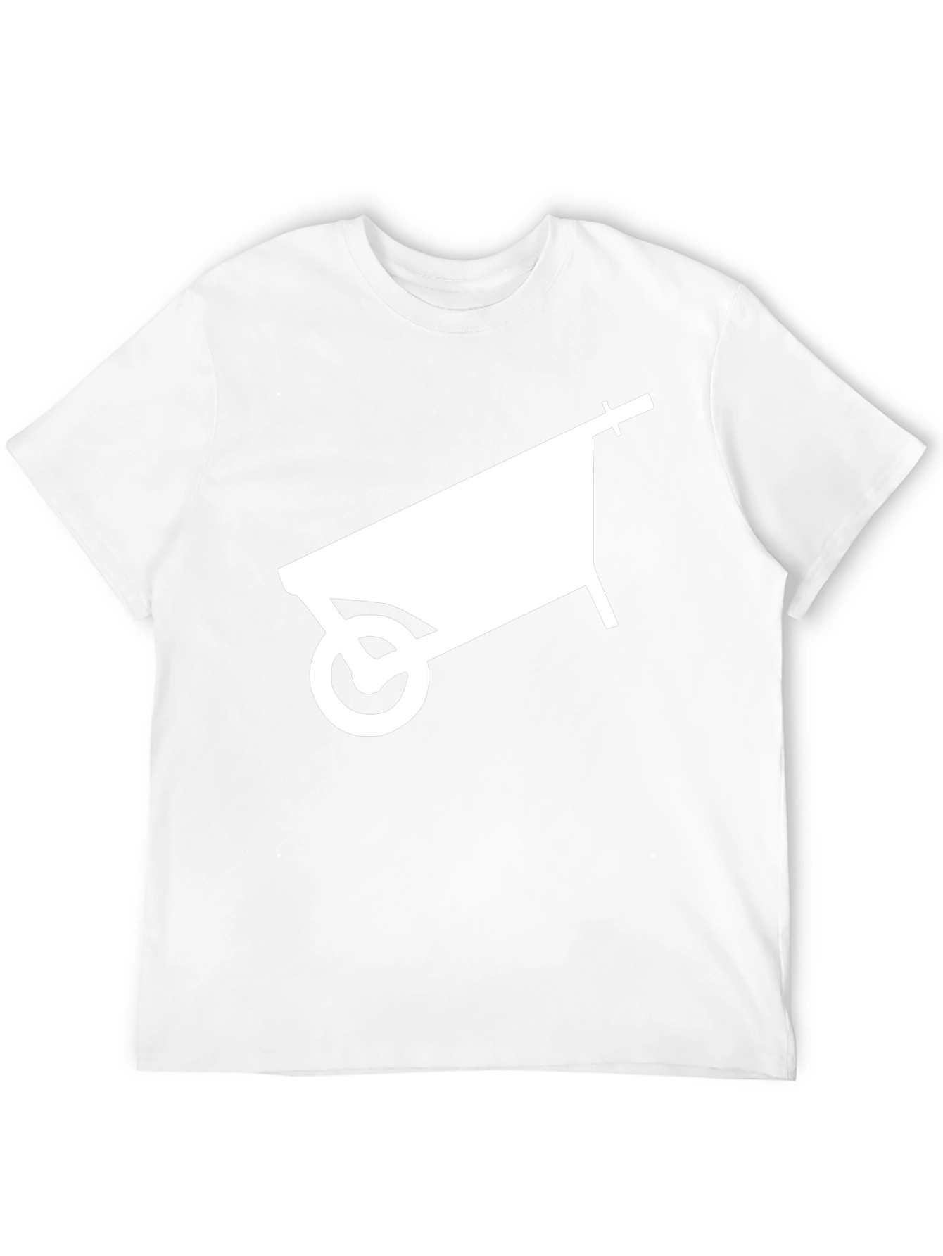 Black Wheelbarrow Graphic T-Shirt - Black Cotton Tee view 12