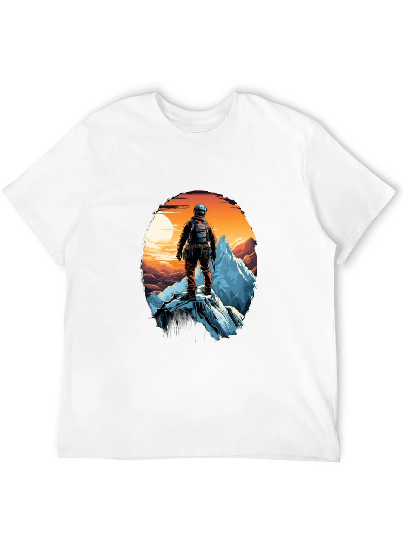 Black Mountain Climber Graphic Tee - Adventure Awaits! view 12