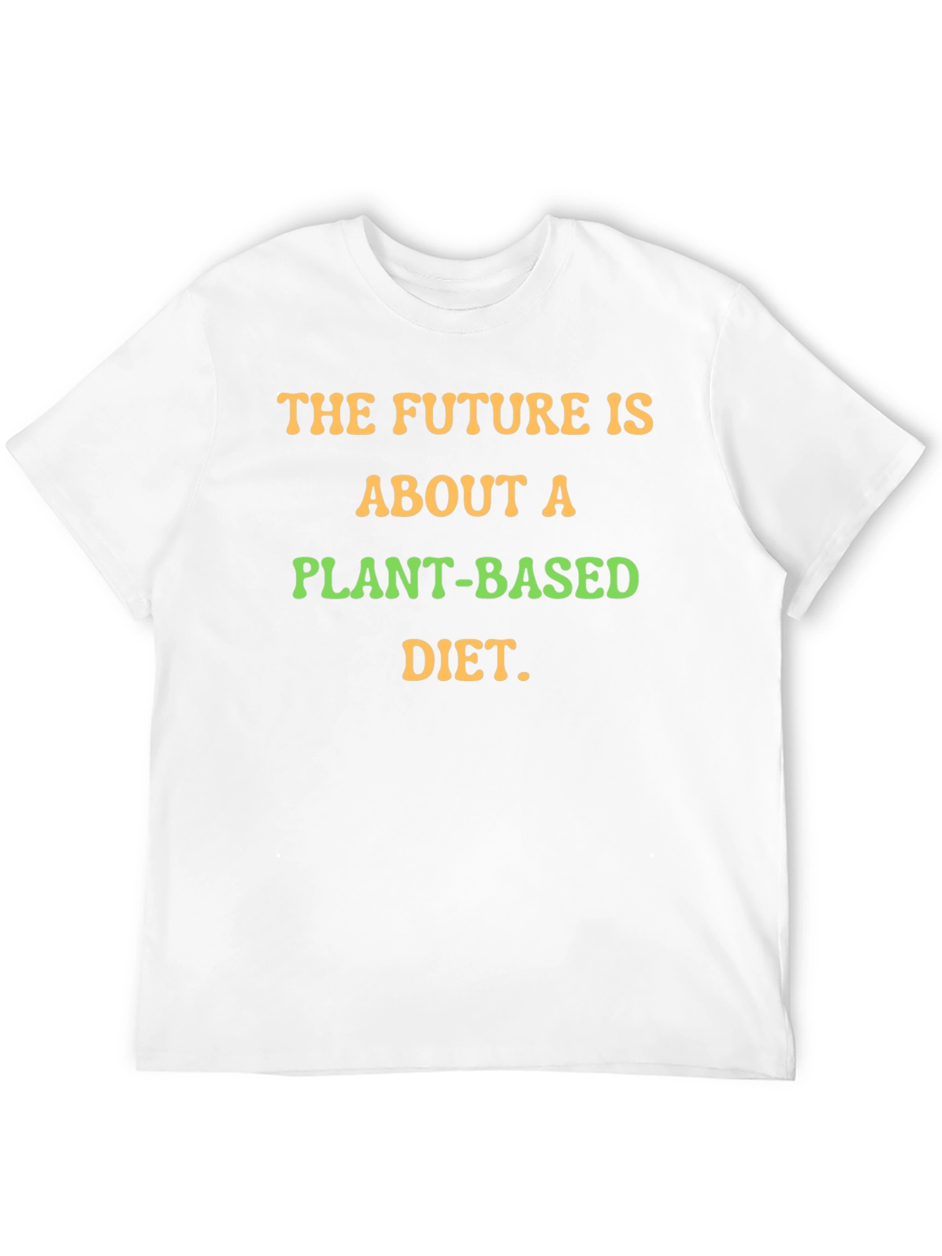 Black Plant-Based Diet T-Shirt - The Future Is Vegan! view 12