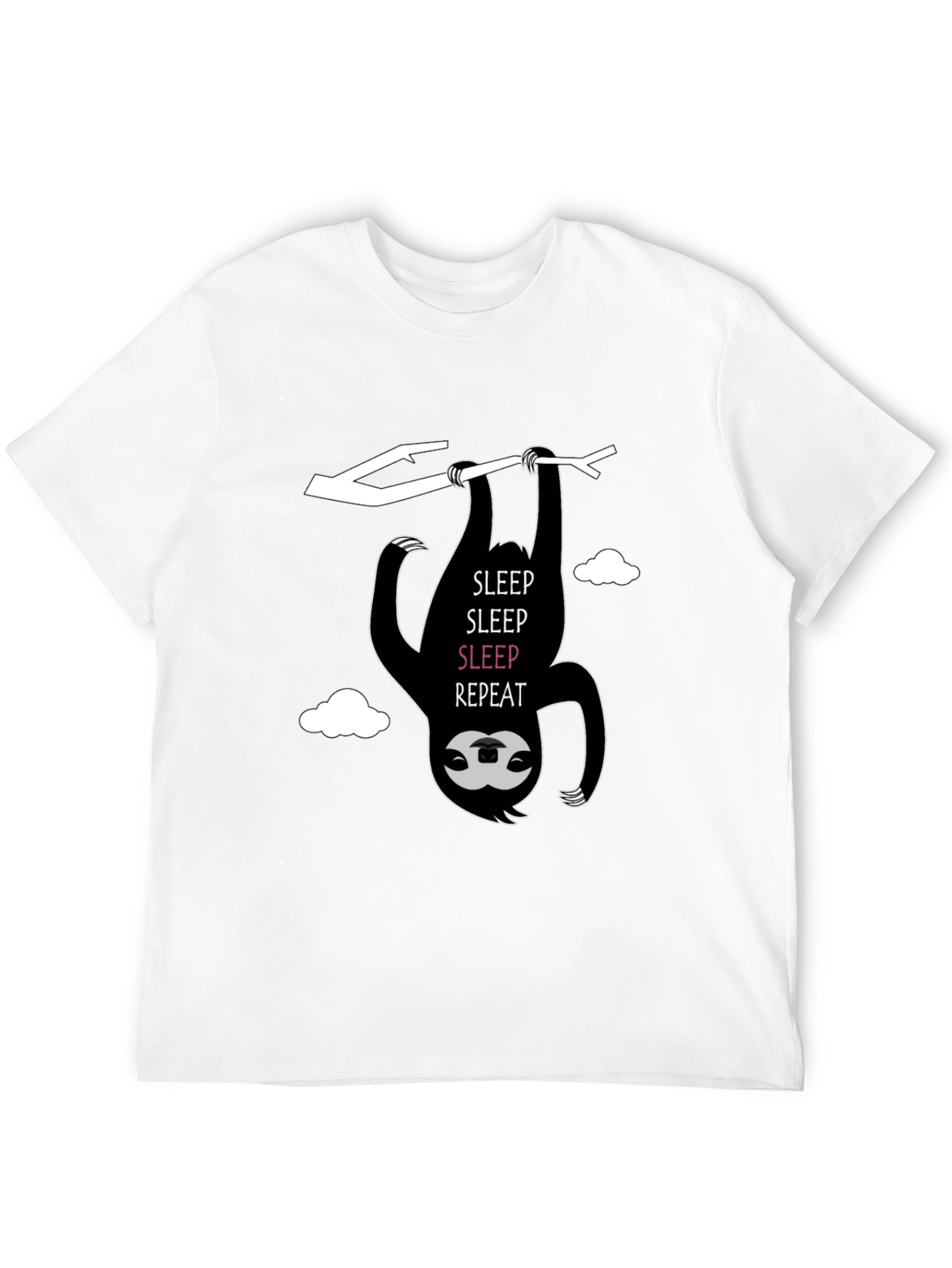 Black Sleepy Sloth T-Shirt - Hang In There! view 12