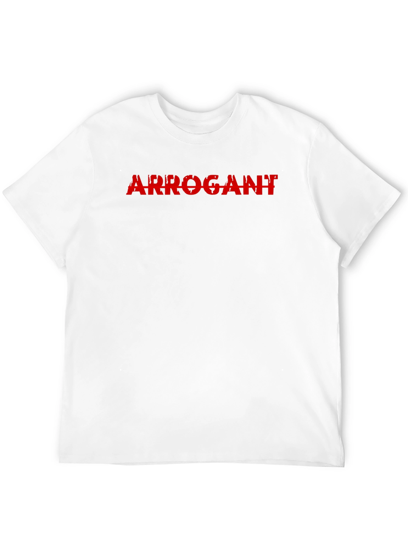 Black Arrogant Graphic T-Shirt - Bold Statement Tee view 12