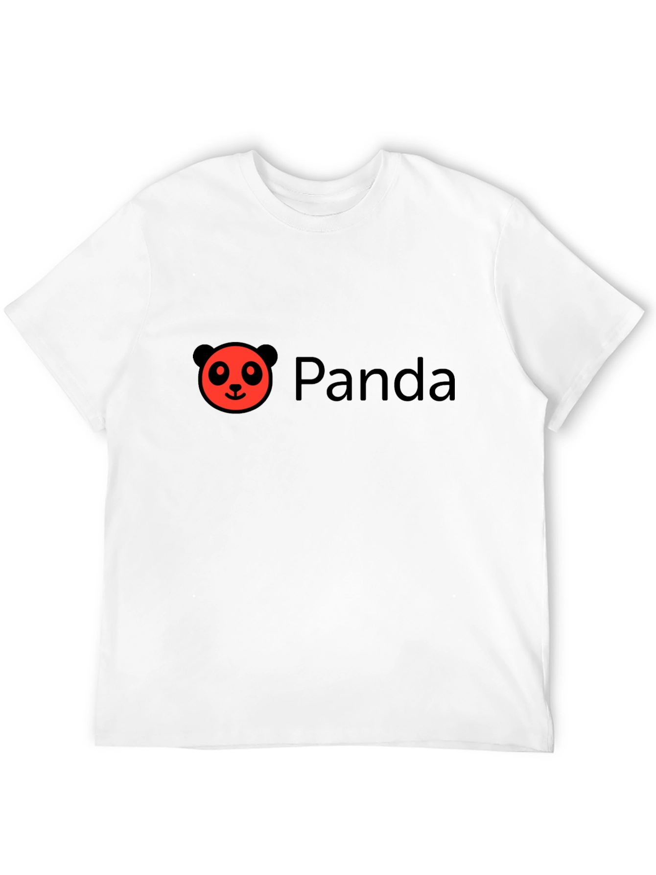 Black Panda Logo Graphic T-Shirt - Casual Black Tee view 12