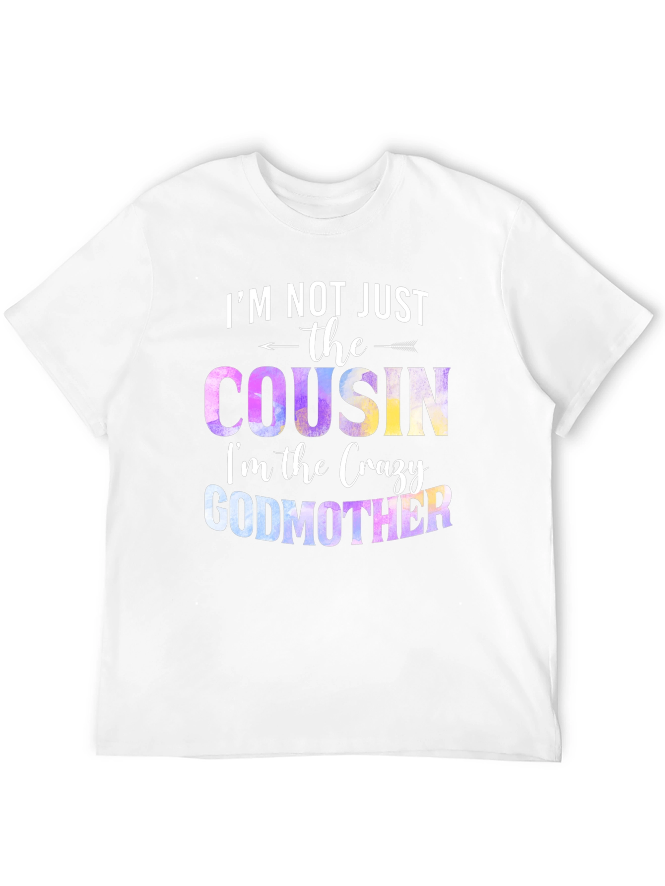 Black Crazy Godmother T-Shirt - Fun Novelty Tee view 12