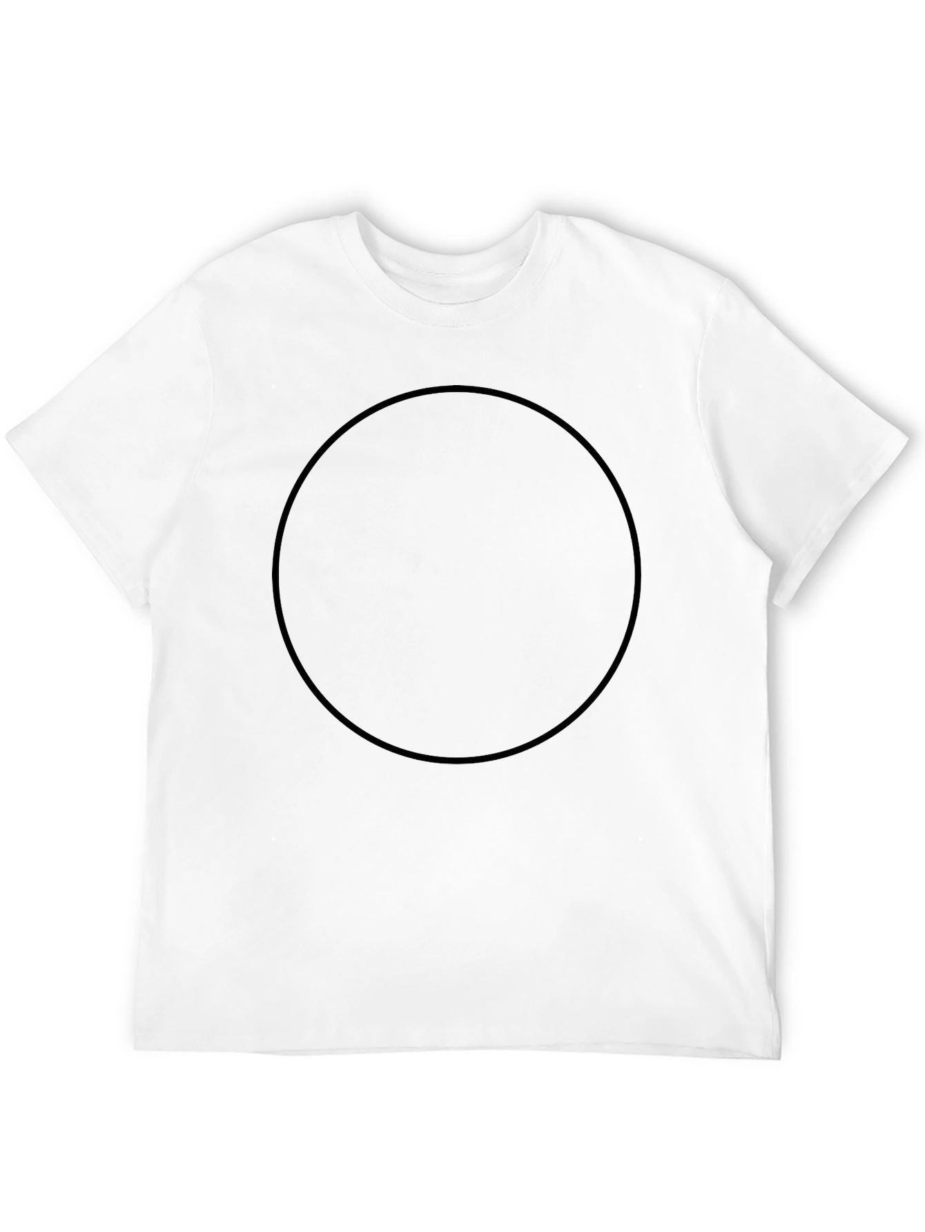 Black Plain Black Crew Neck T-Shirt - Essential Casual Wear view 12