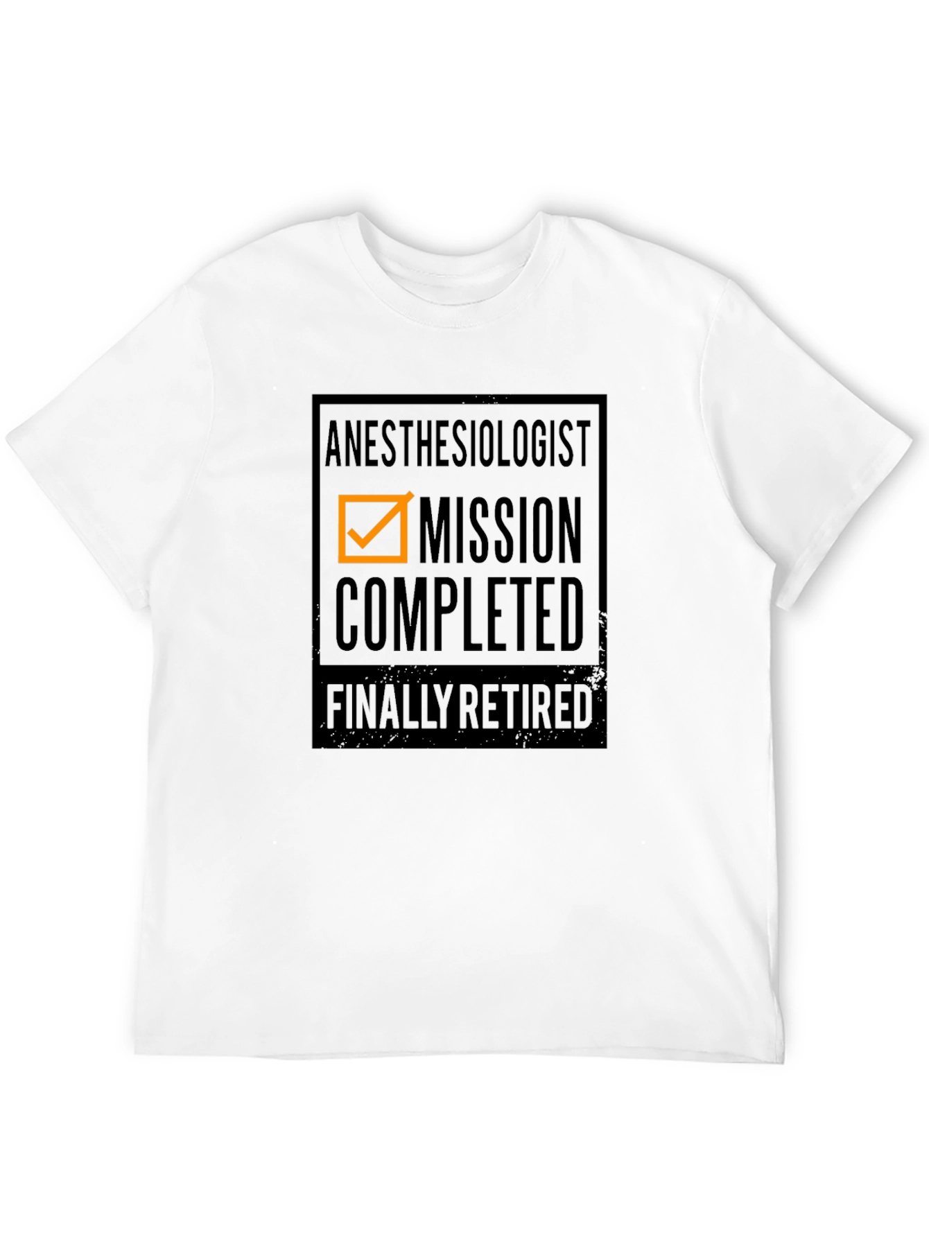 Black Anesthesiologist Mission Completed Retired T-Shirt view 12