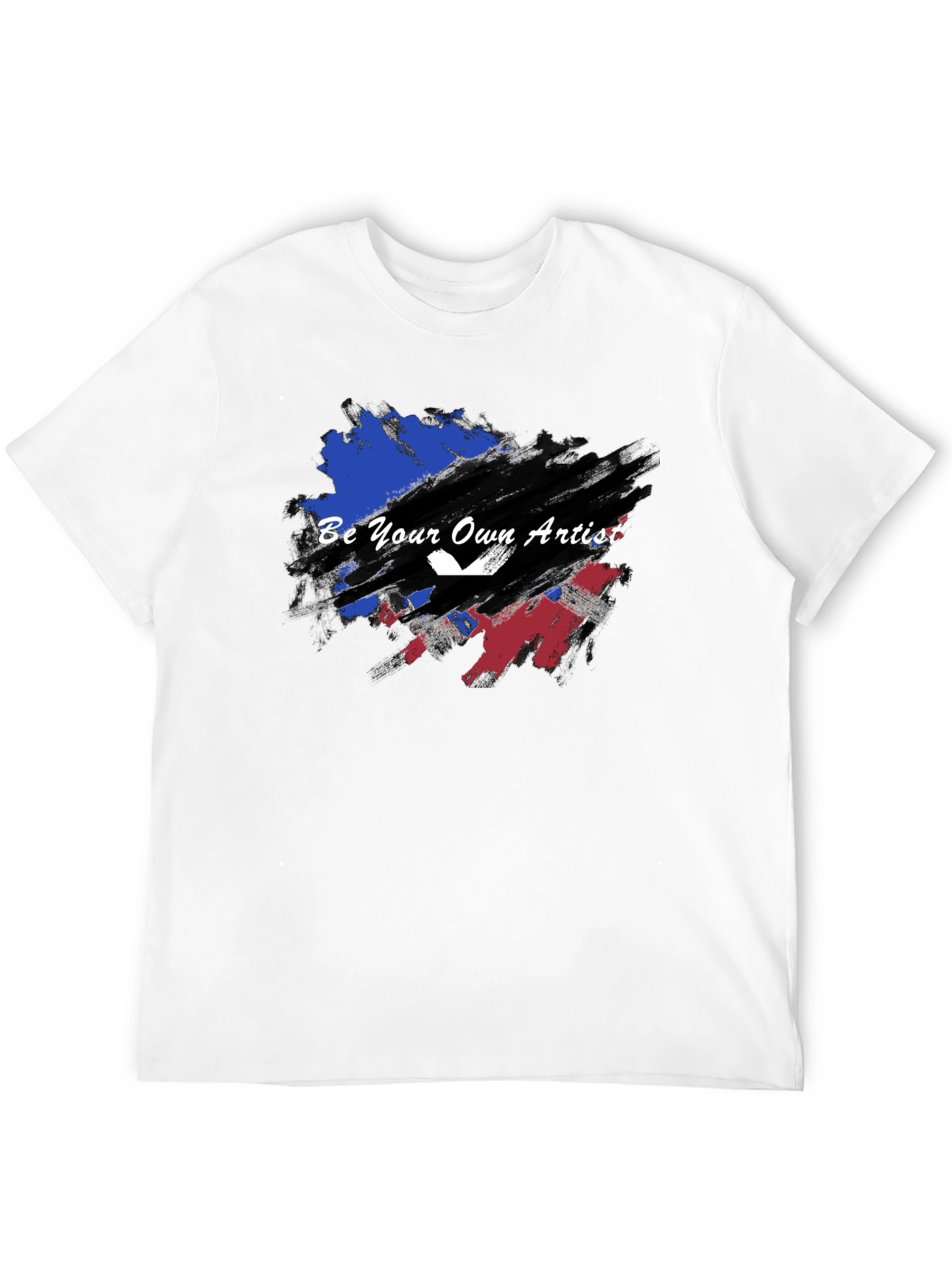 Black Be Your Own Artist Graphic T-Shirt view 12