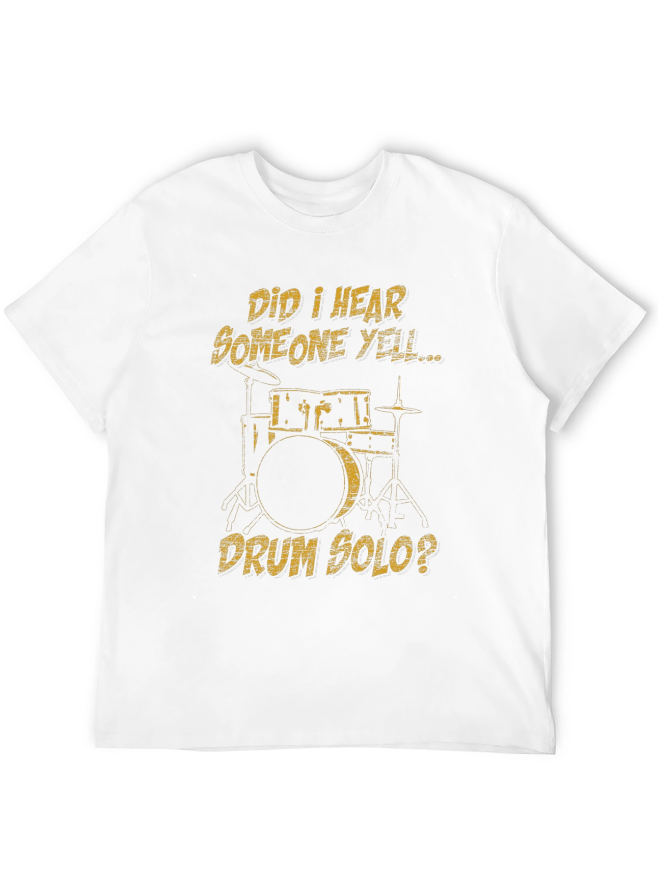 Black Drum Solo T-Shirt - Musician Humor Tee view 12