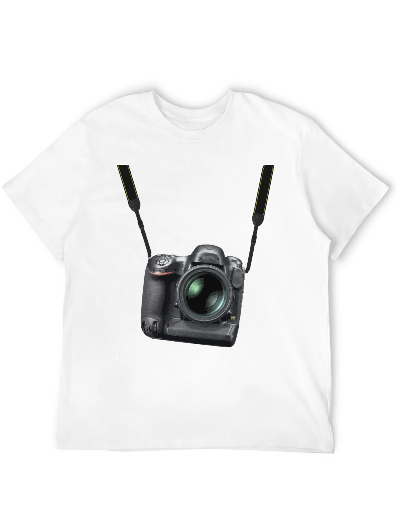 Black Camera Graphic Black T-Shirt view 12