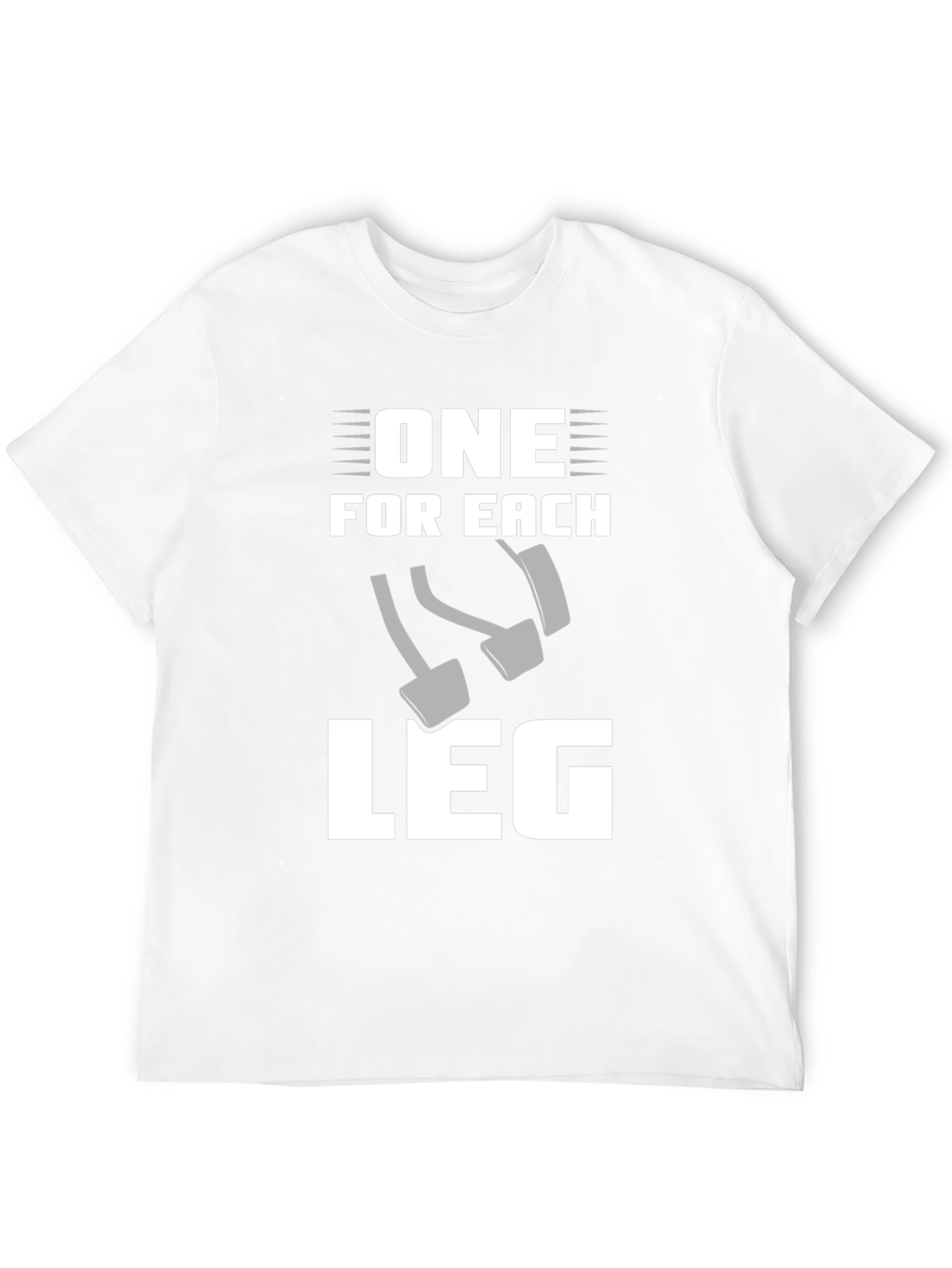 Black One For Each Leg Car Enthusiast T-Shirt view 12