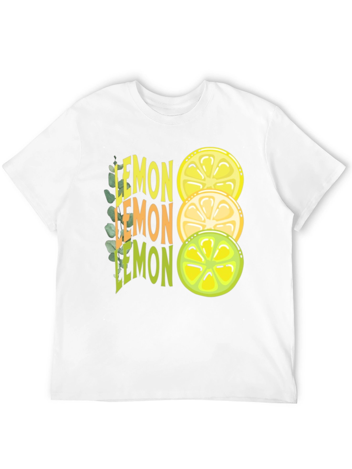 Black Lemon Graphic Tee - Funny Fruit Shirt view 12