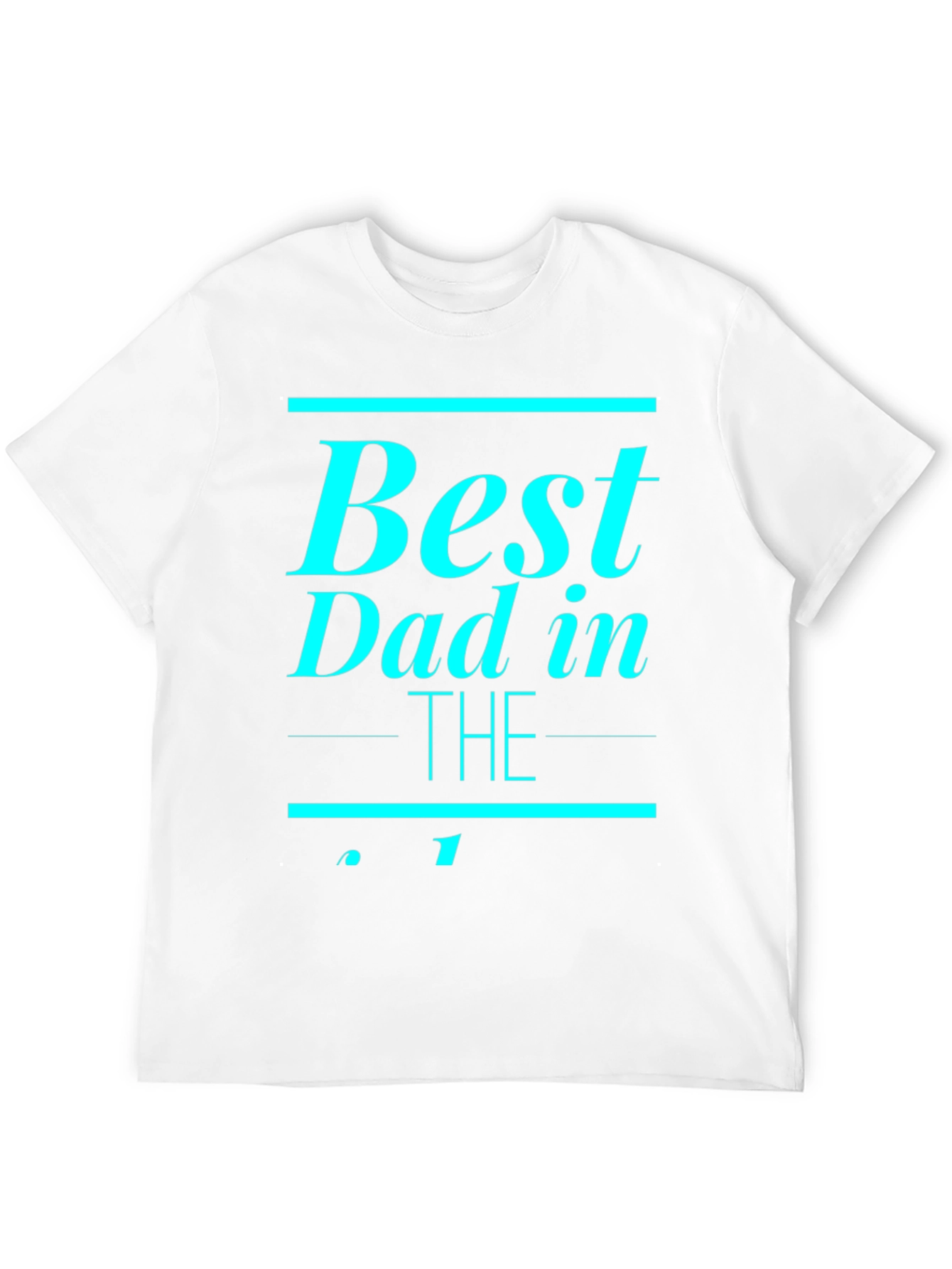 Black Best Dad in the Galaxy T-Shirt - Father's Day Gift view 12
