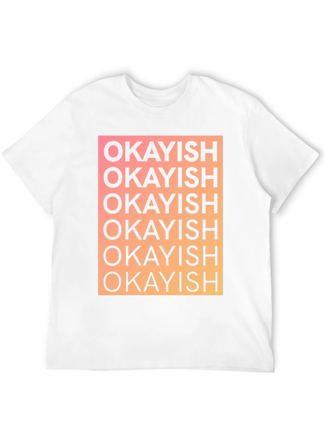 Black Okayish Graphic Print T-Shirt view 12