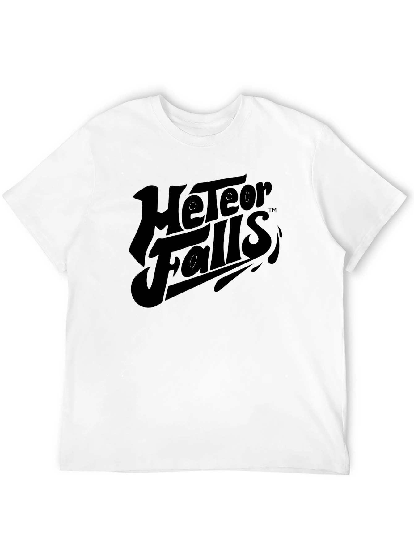 Black Meteor Falls Black Graphic Tee view 12