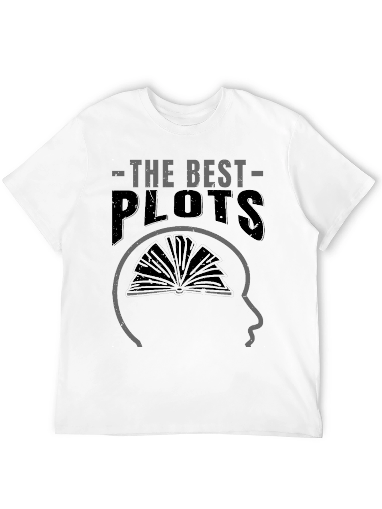 Black The Best Plots Graphic Novelty T-Shirt view 12