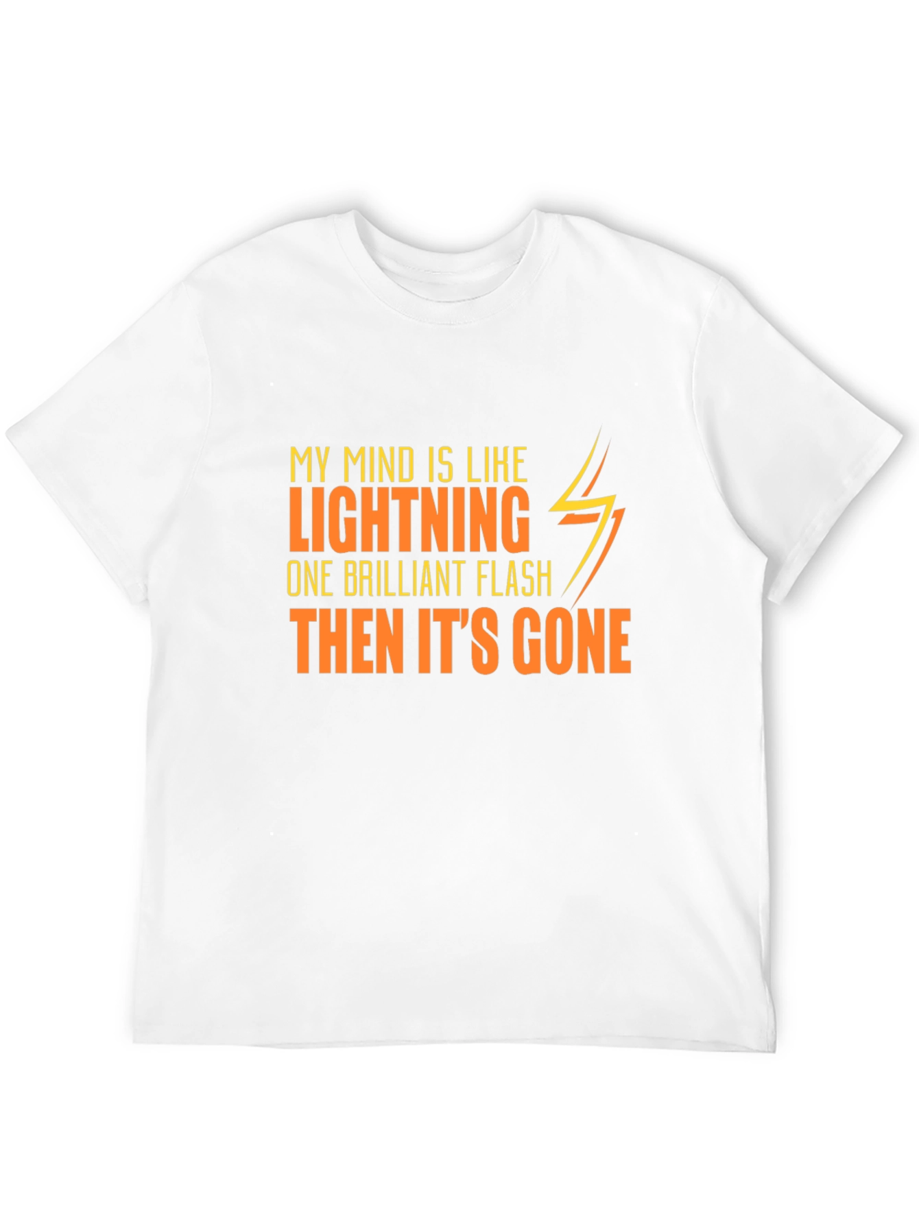 Black Lightning Mind Graphic Tee - Mens Black T-Shirt view 12
