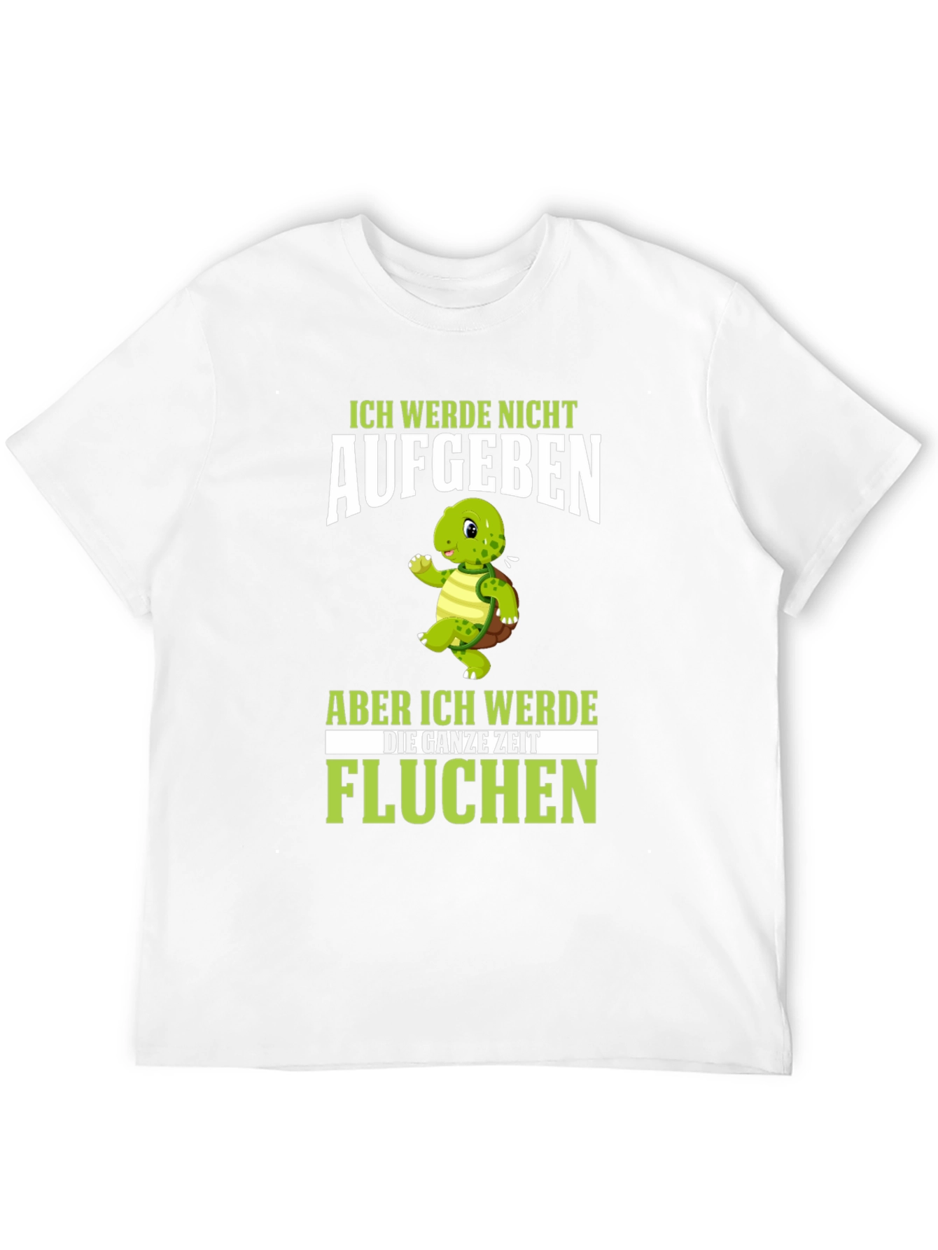 Black Funny Turtle T-Shirt - I Will Not Give Up view 12