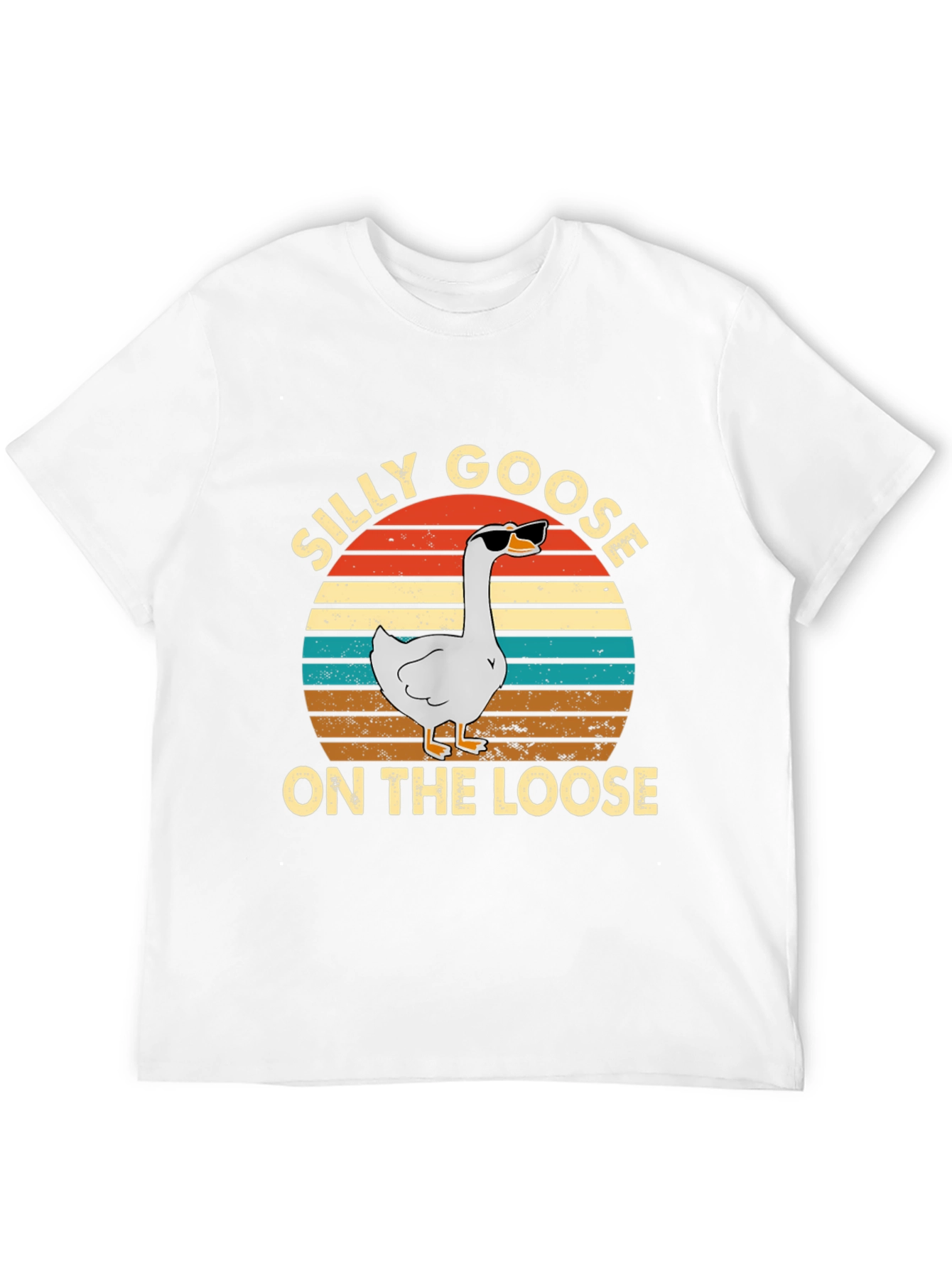 Black Silly Goose On The Loose Graphic T-Shirt view 12