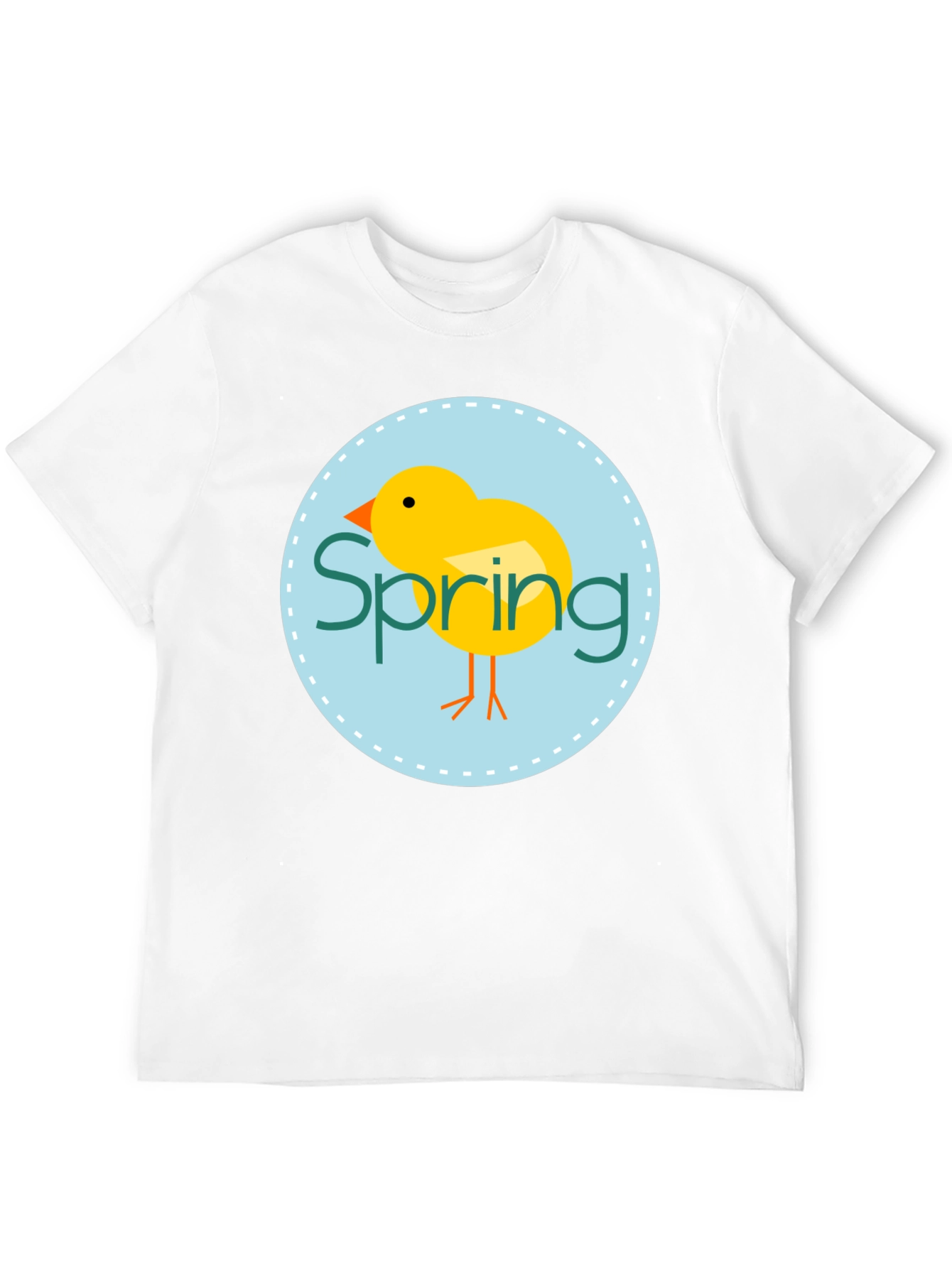Black Spring Chick Graphic Tee - Unisex Black T-Shirt view 12