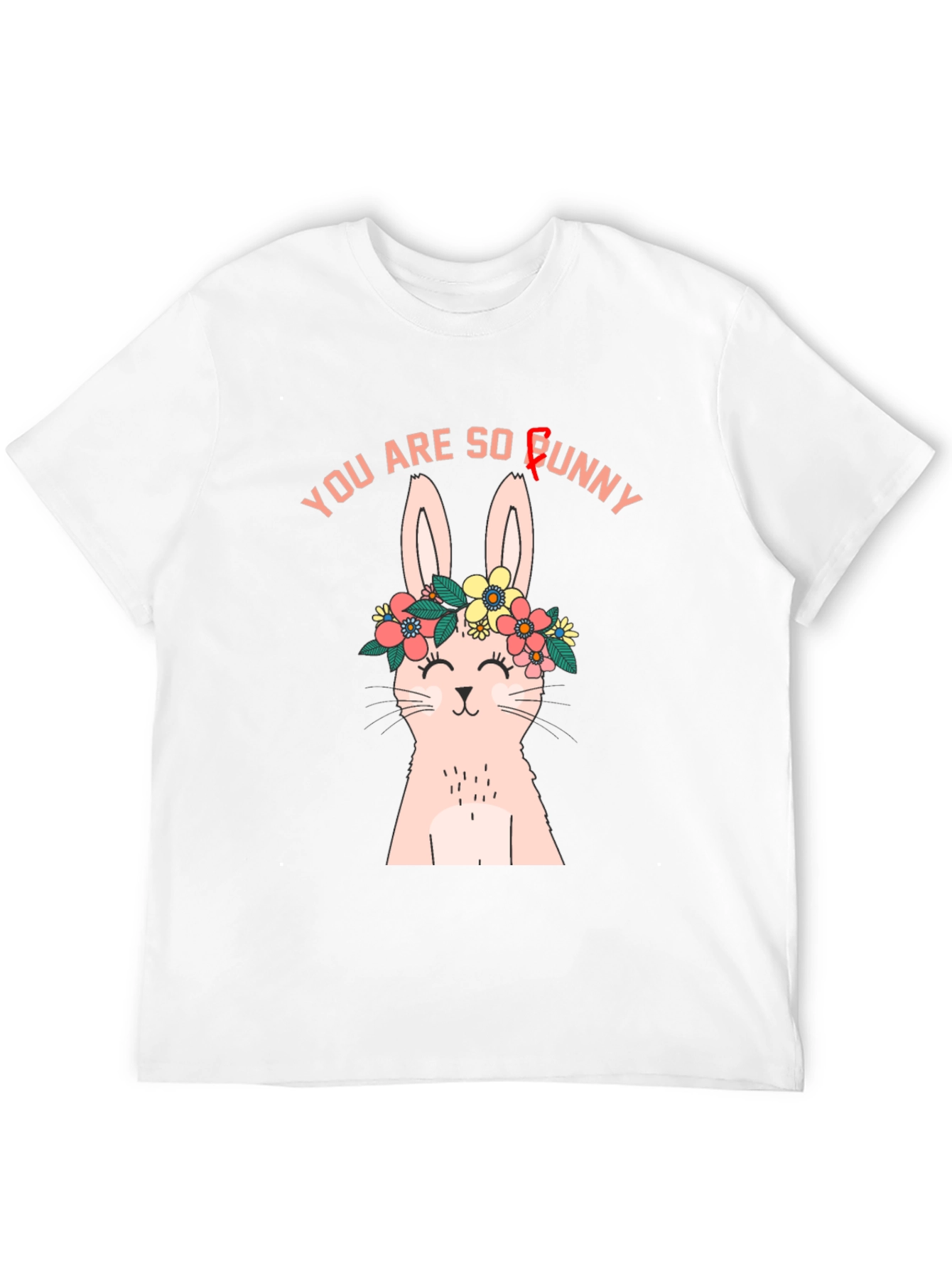 Black You Are So Bunny Graphic T-Shirt view 12