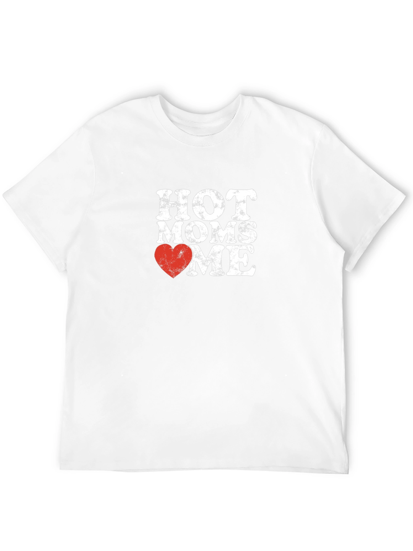Black Hot Moms Love Me Graphic T-Shirt - Novelty Humor Tee view 12