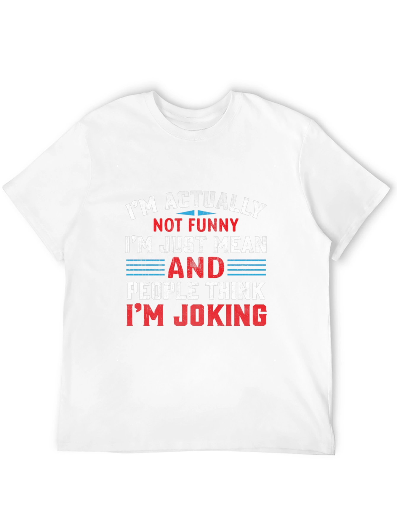 Black Funny Mean Joking T-Shirt view 12