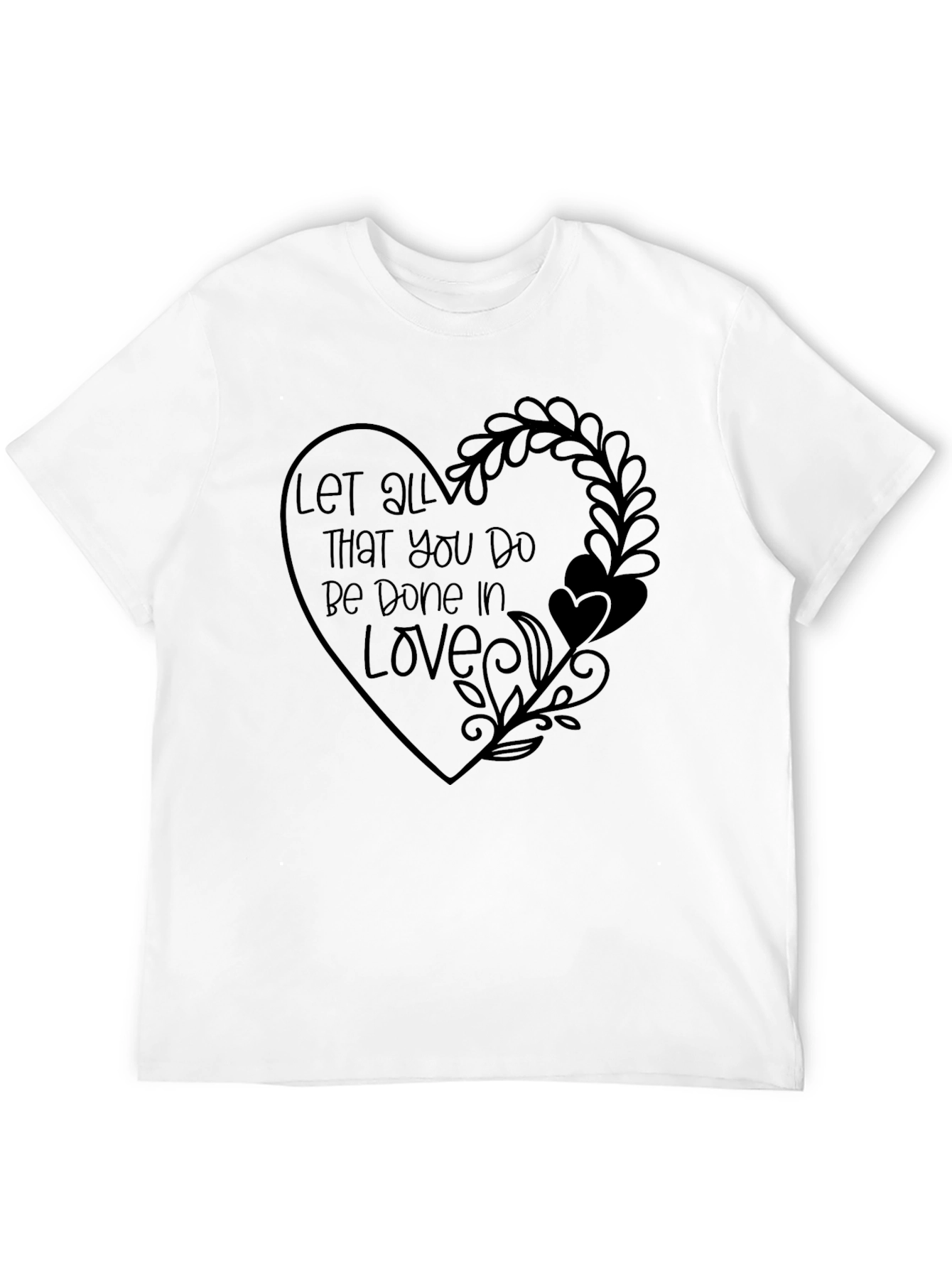 Black Love-Themed Graphic Tee - Inspirational Message view 12