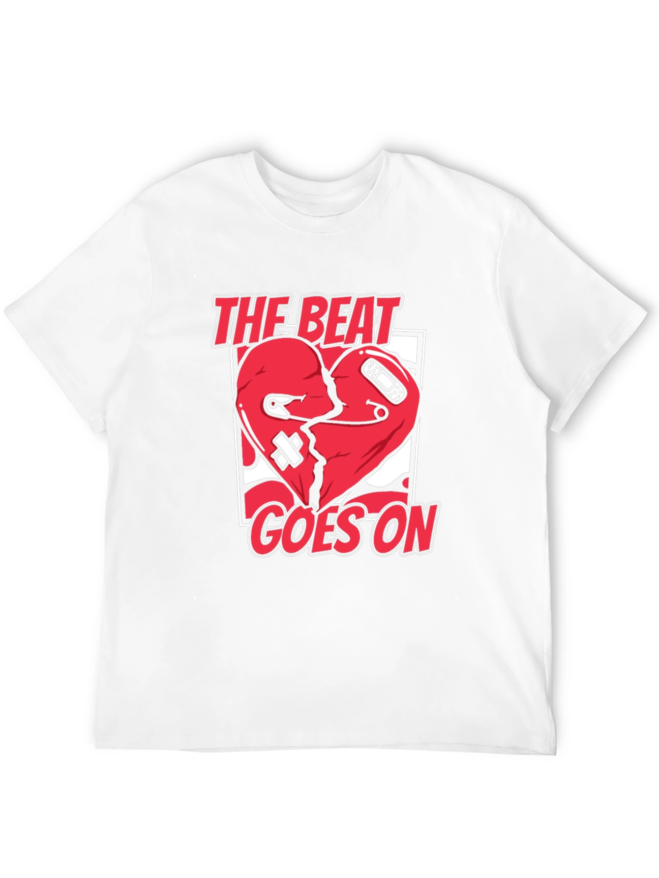 Black The Beat Goes On Graphic Tee view 12