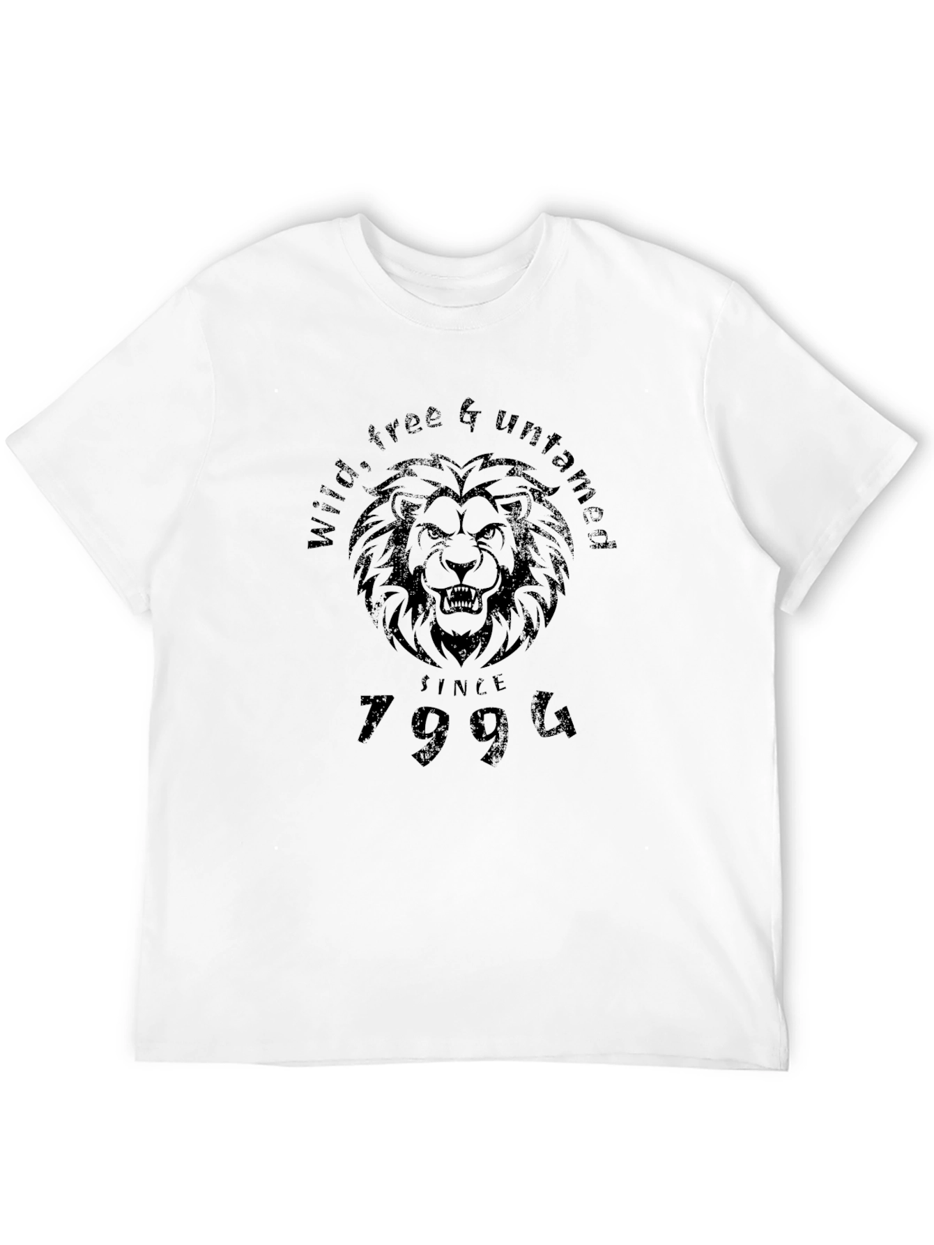 Black Wild Free Untamed Since 1994 T-Shirt view 12