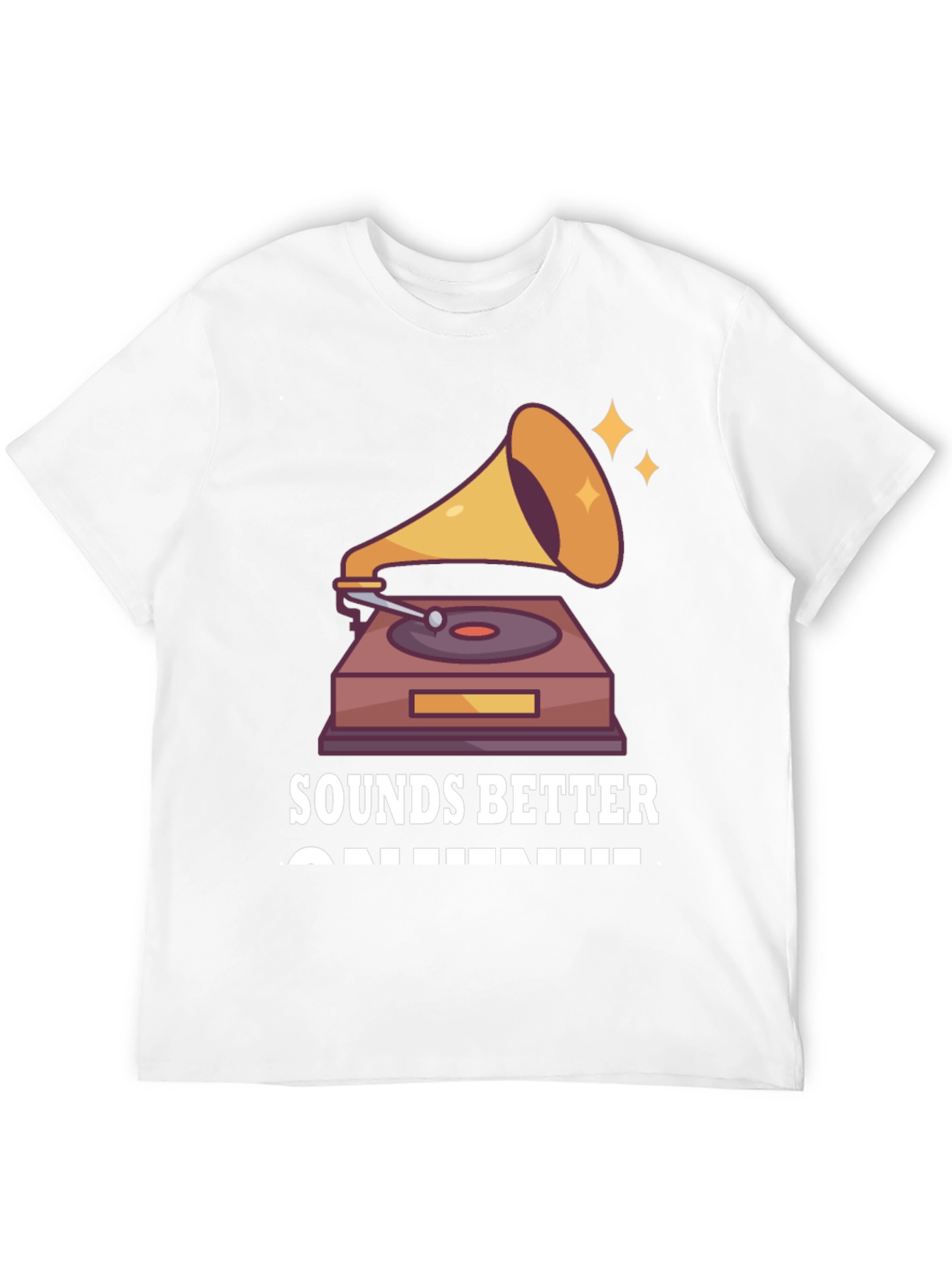 Black Sounds Better on Vinyl T-Shirt view 12