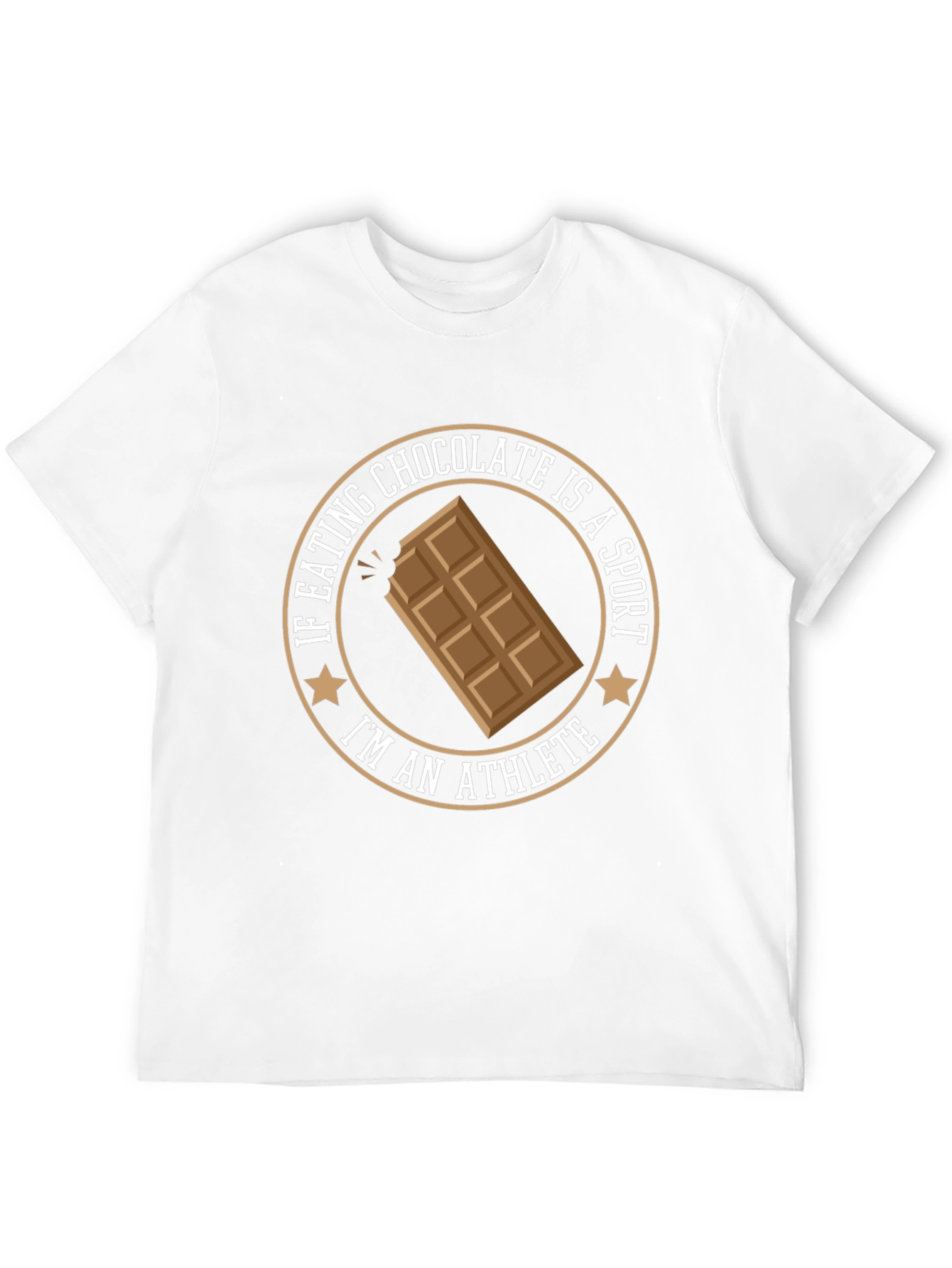 Black Chocolate Lover Athlete T-Shirt view 12
