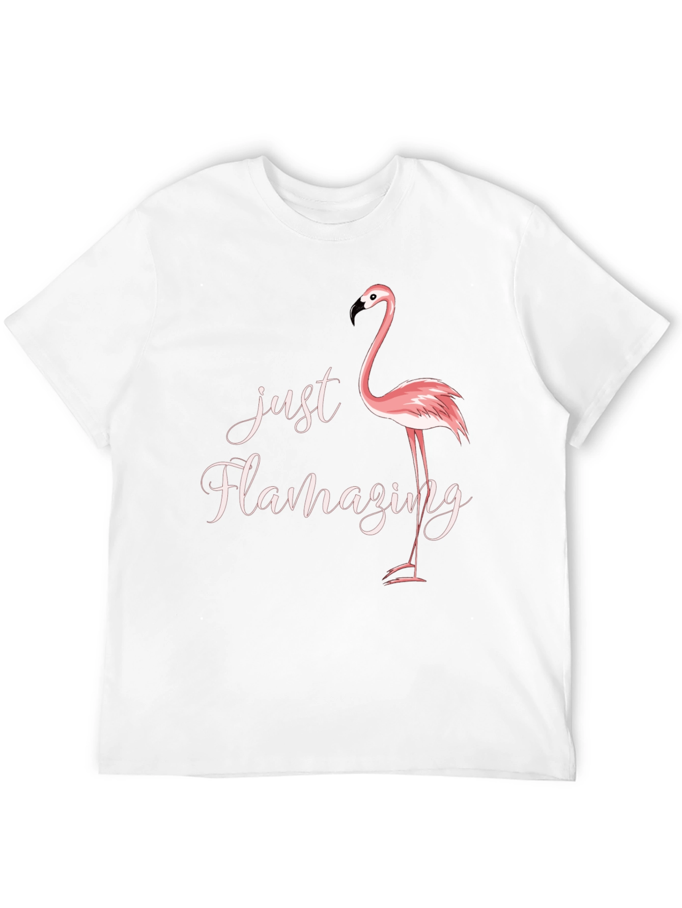 Black Just Flamazing Flamingo Graphic Tee - Black view 12