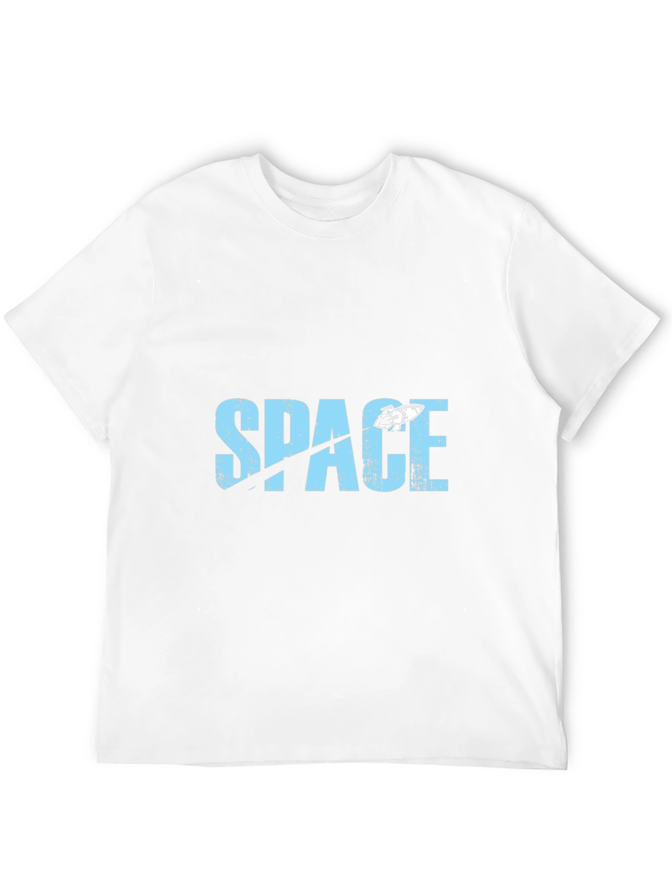 Black Space Rocket Graphic T-Shirt - Black view 12