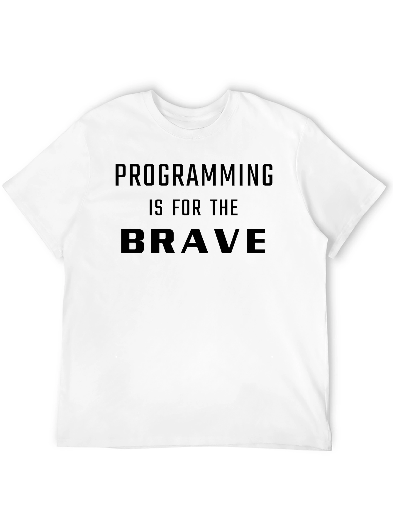 Black Programming Is For The Brave Black T-Shirt view 12