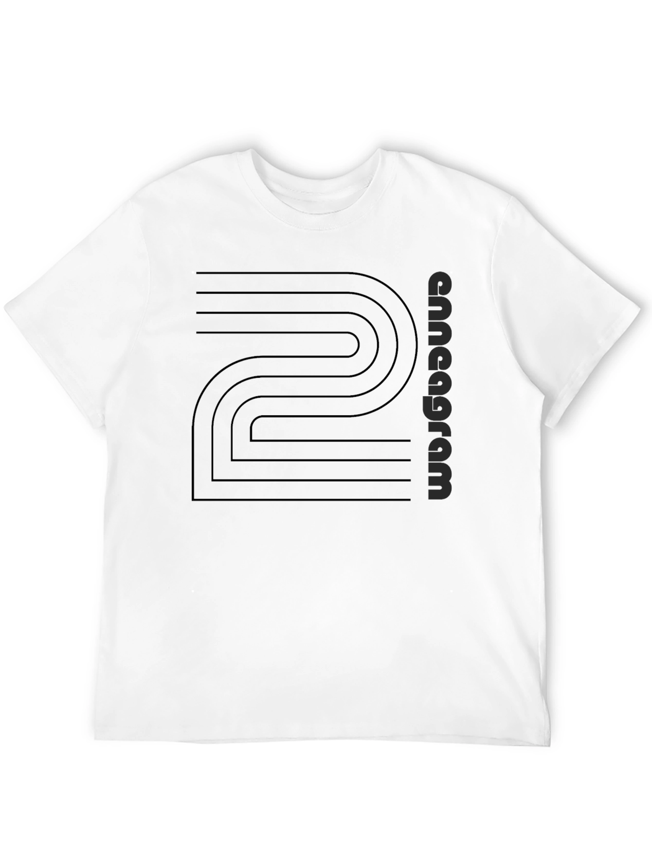 Black Enneagram Stylish Black Graphic Tee view 12