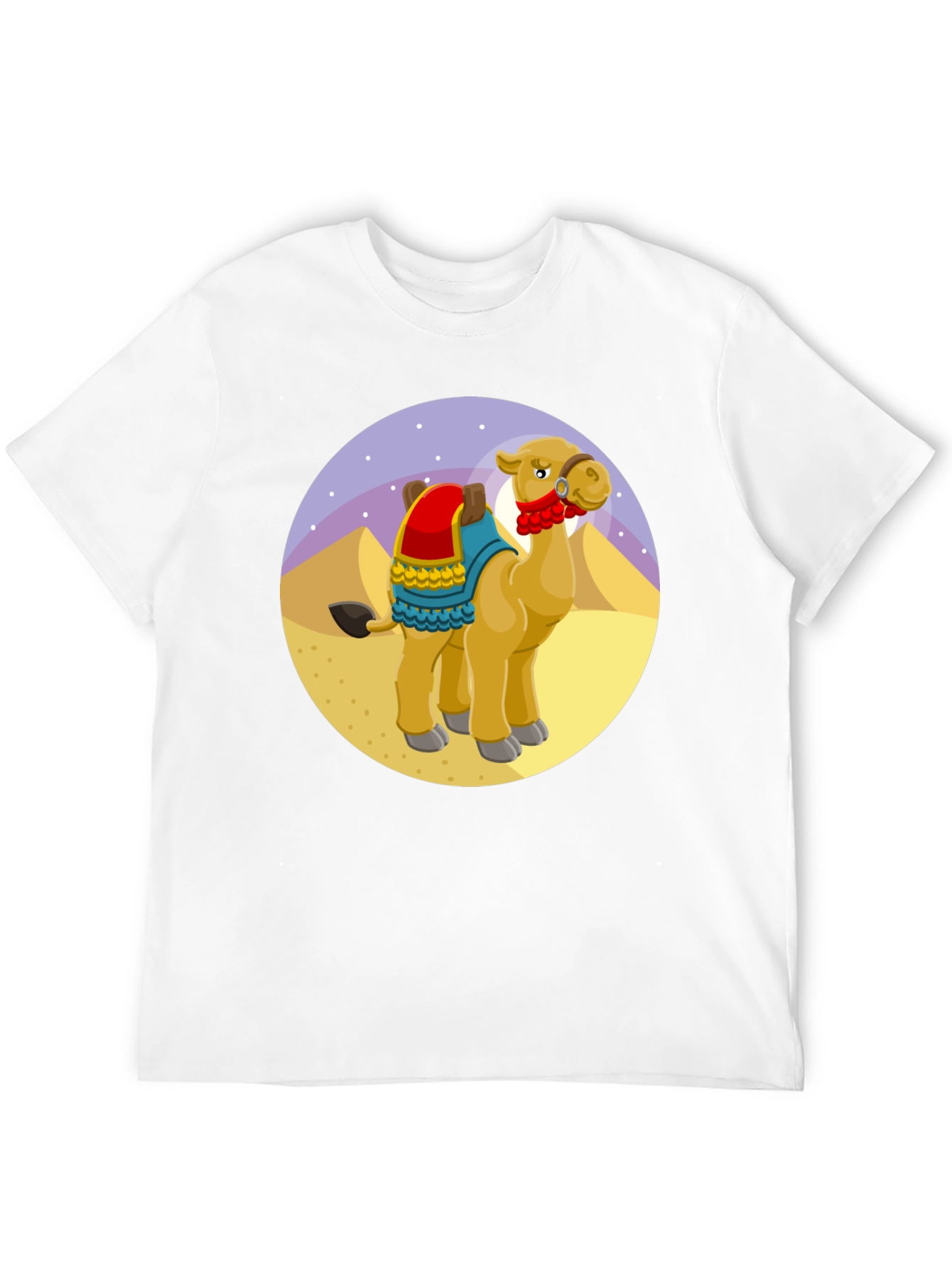Black Cartoon Camel T-Shirt view 12