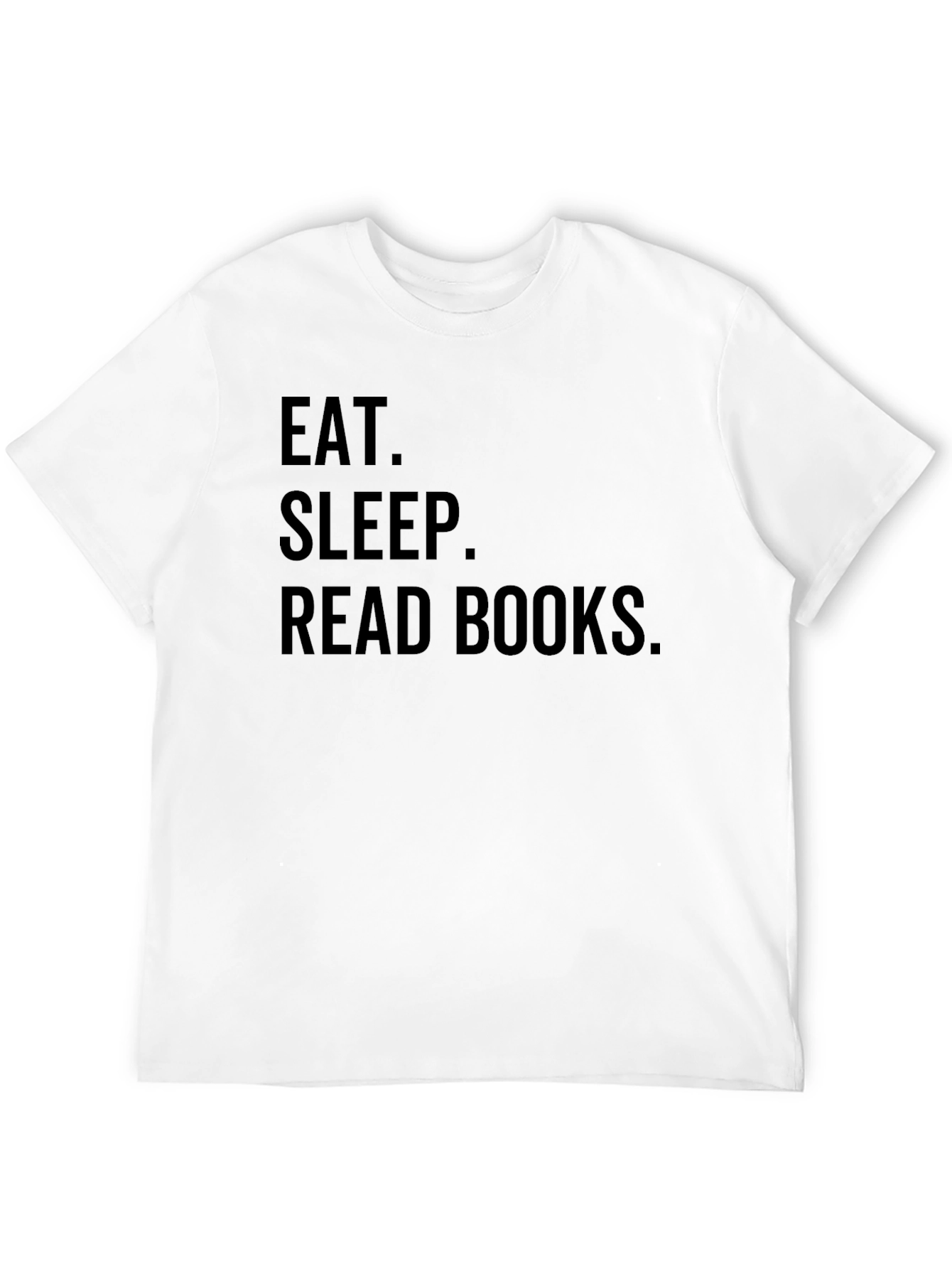 Black Eat Sleep Read Books Graphic T-Shirt view 12