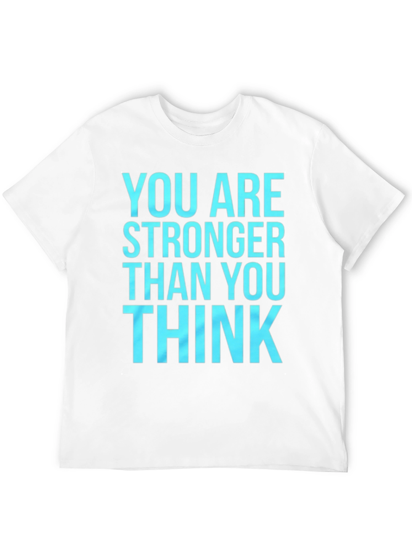 Black Inspirational Tee: You Are Stronger Than You Think view 12