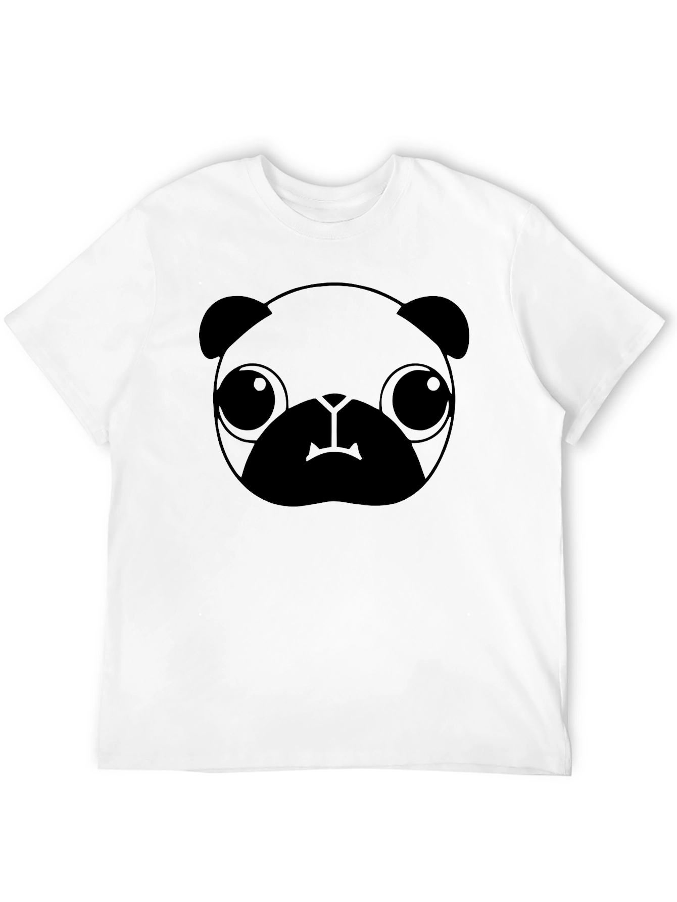 Black Black Pug Graphic Tee - Casual Style view 12