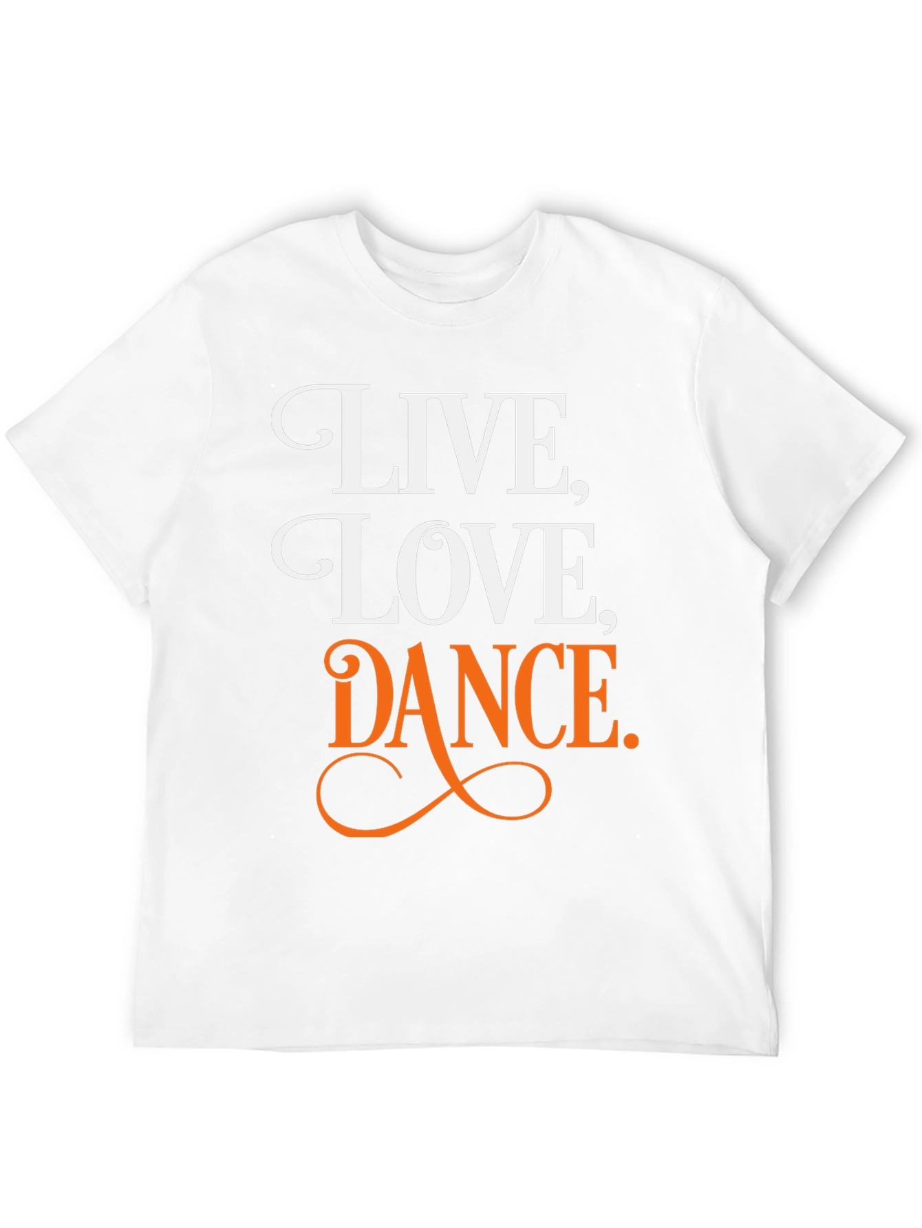 Black Live, Love, Dance Graphic Tee - Black T-Shirt view 12
