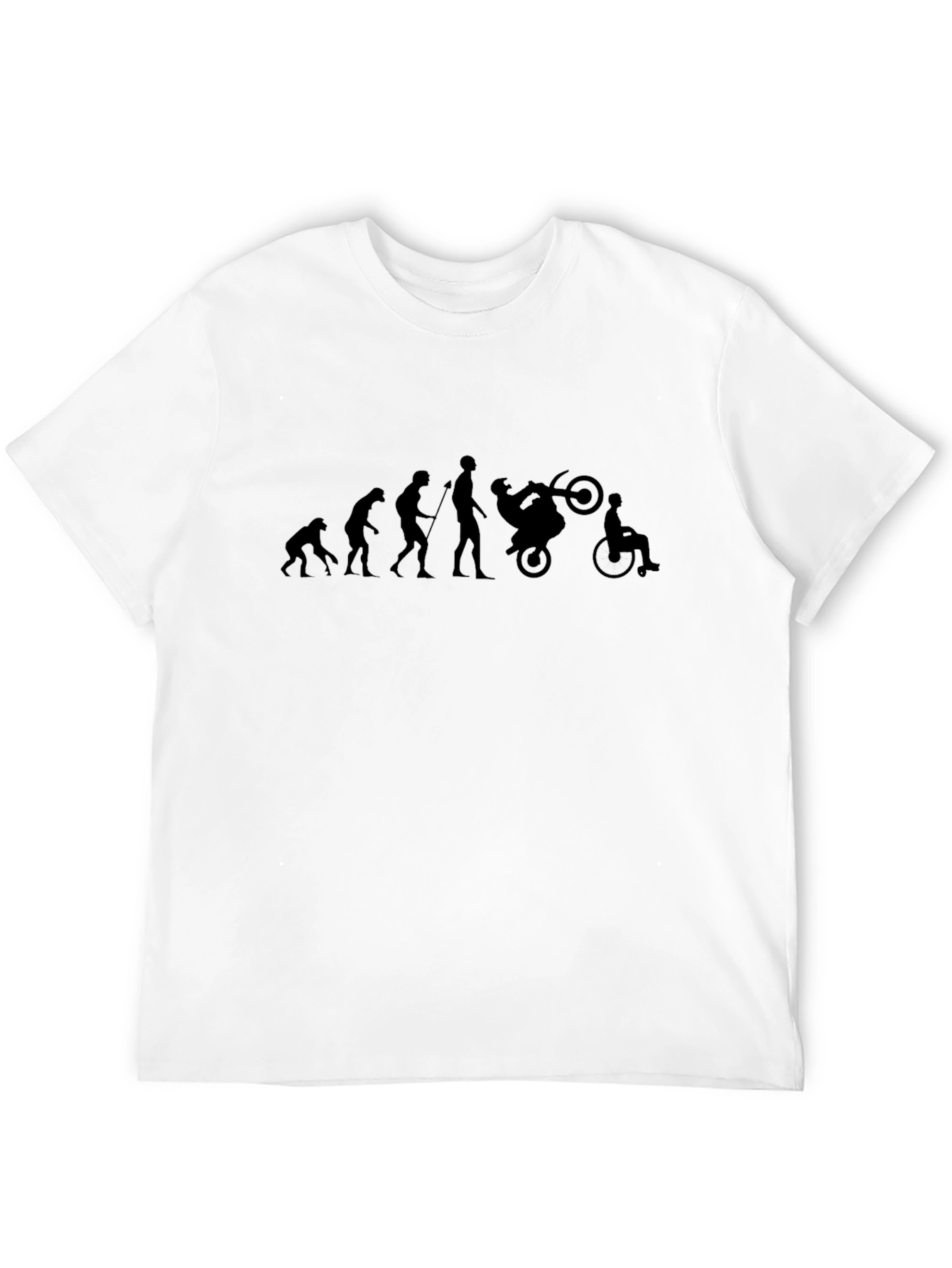 Black Evolution of a Stuntman T-Shirt view 12